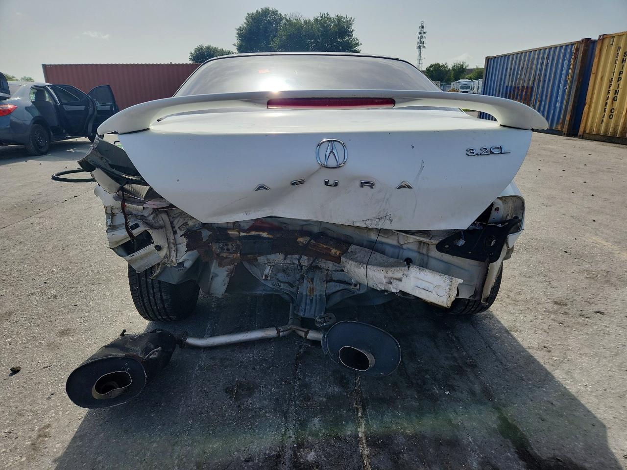 2001 Acura 3.2cl White vin: 19UYA42431A019792
