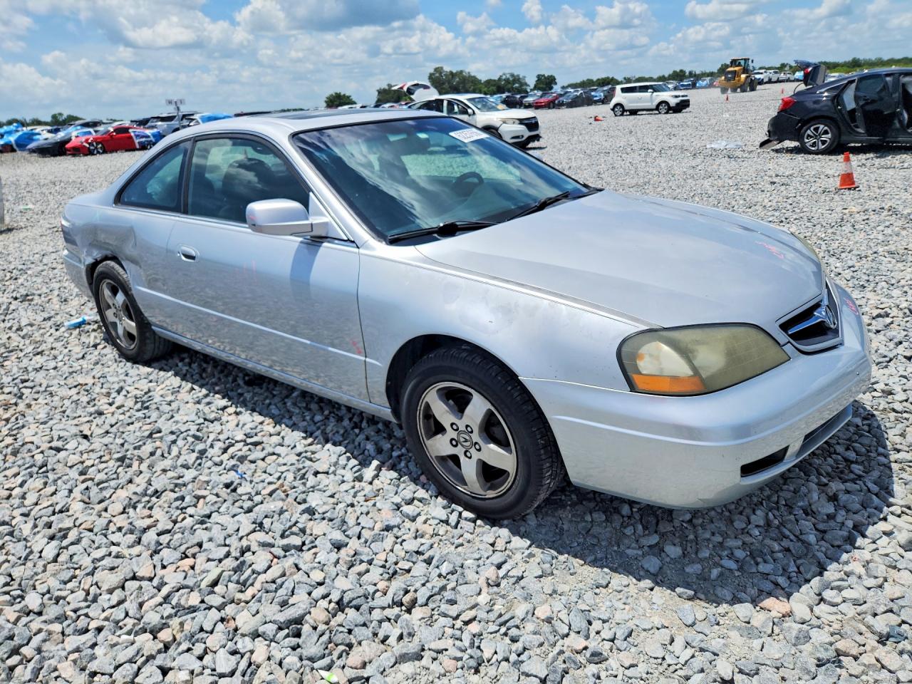 2003 Acura 3.2cl Silver vin: 19UYA42433A004714