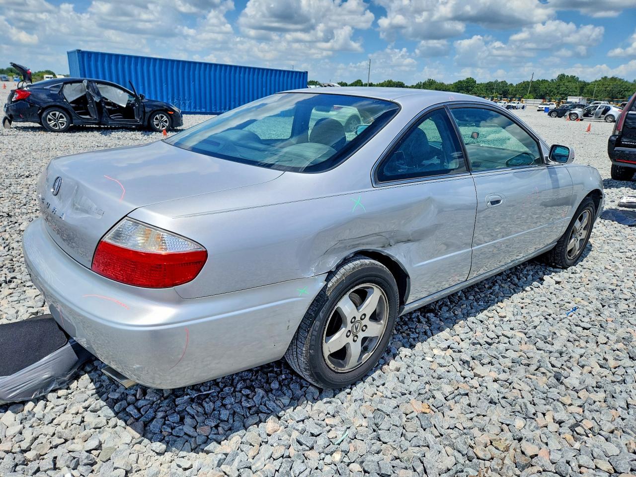 2003 Acura 3.2cl Silver vin: 19UYA42433A004714
