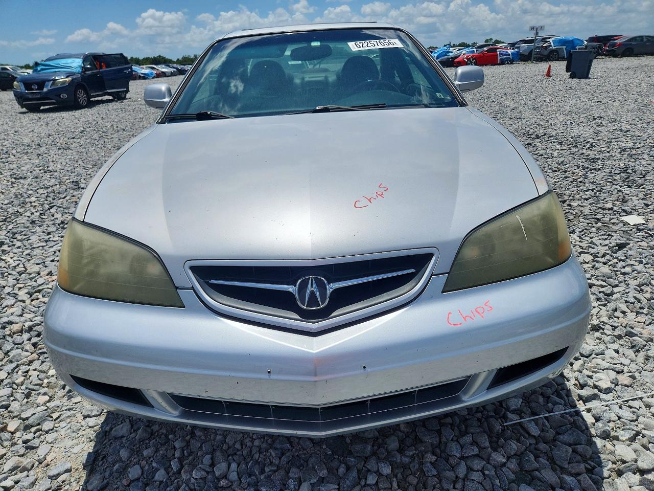2003 Acura 3.2cl Silver vin: 19UYA42433A004714