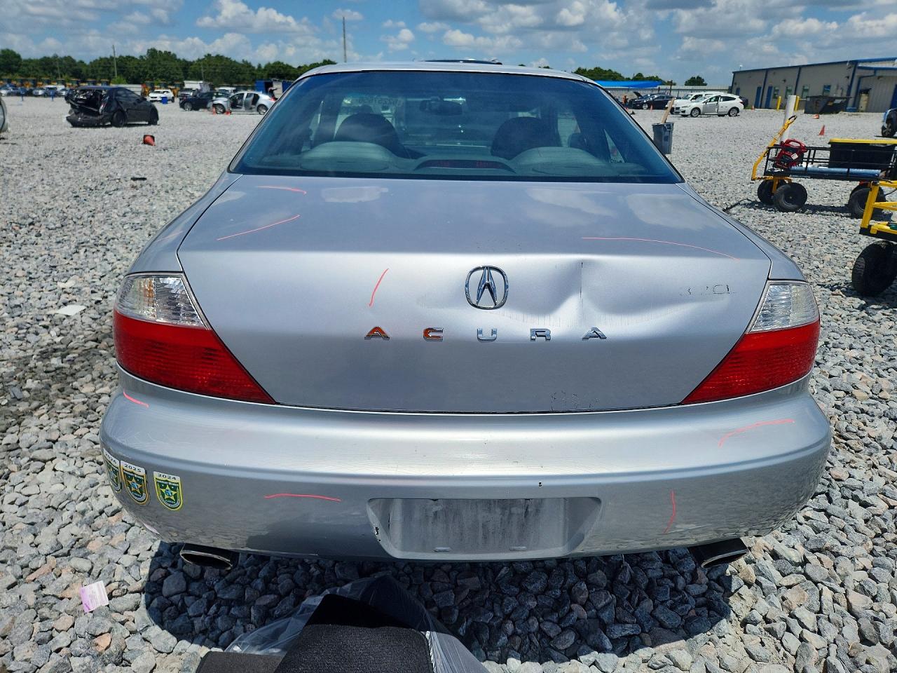 2003 Acura 3.2cl Silver vin: 19UYA42433A004714