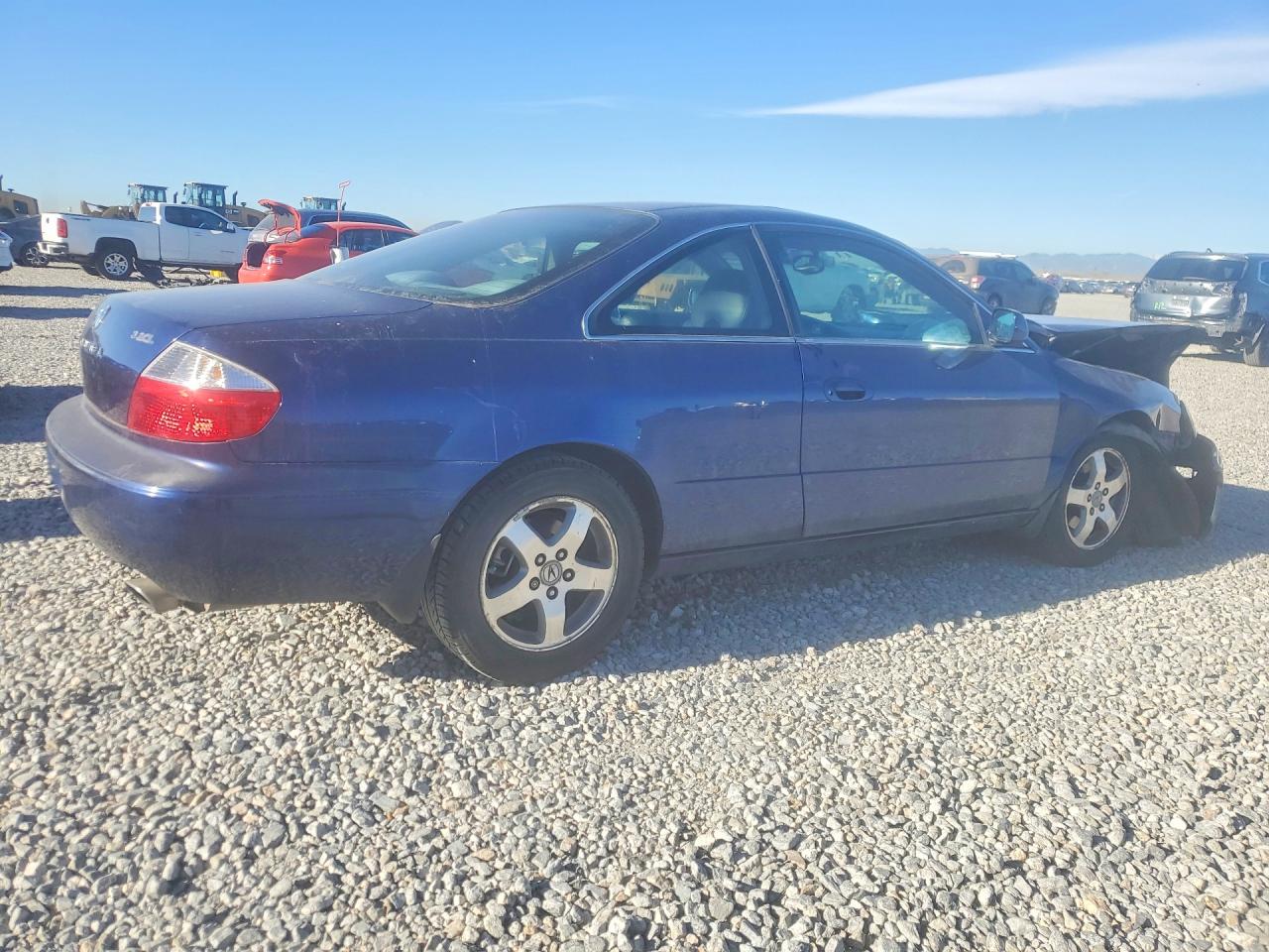 2003 Acura Cl Blue vin: 19UYA42433A010481