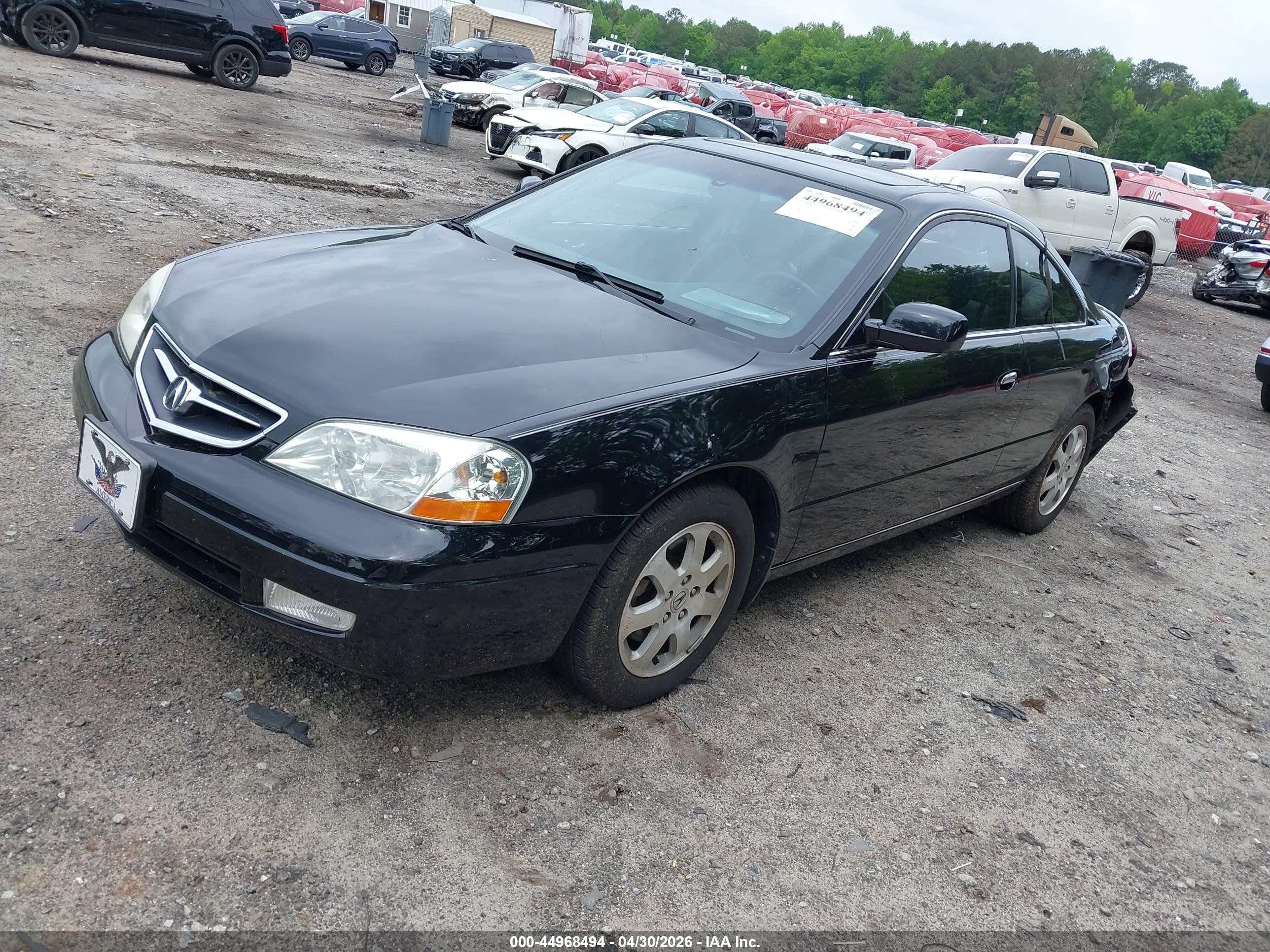 2002 Acura Cl 3.2 Black vin: 19UYA42462A004608