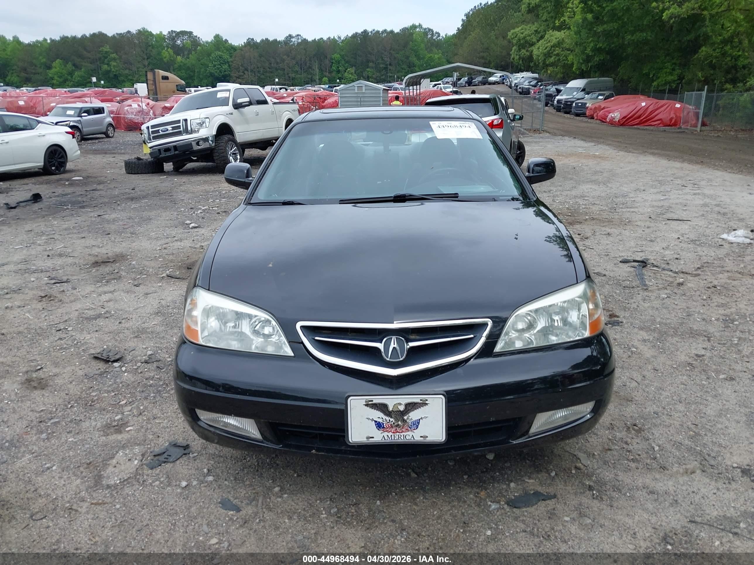 2002 Acura Cl 3.2 Black vin: 19UYA42462A004608