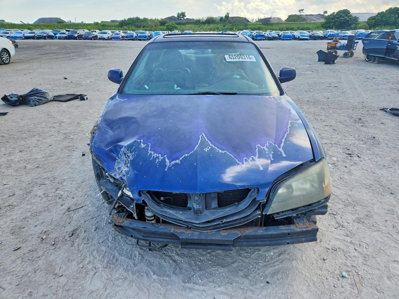2003 Acura 3.2cl Синий vin: 19UYA42463A001869