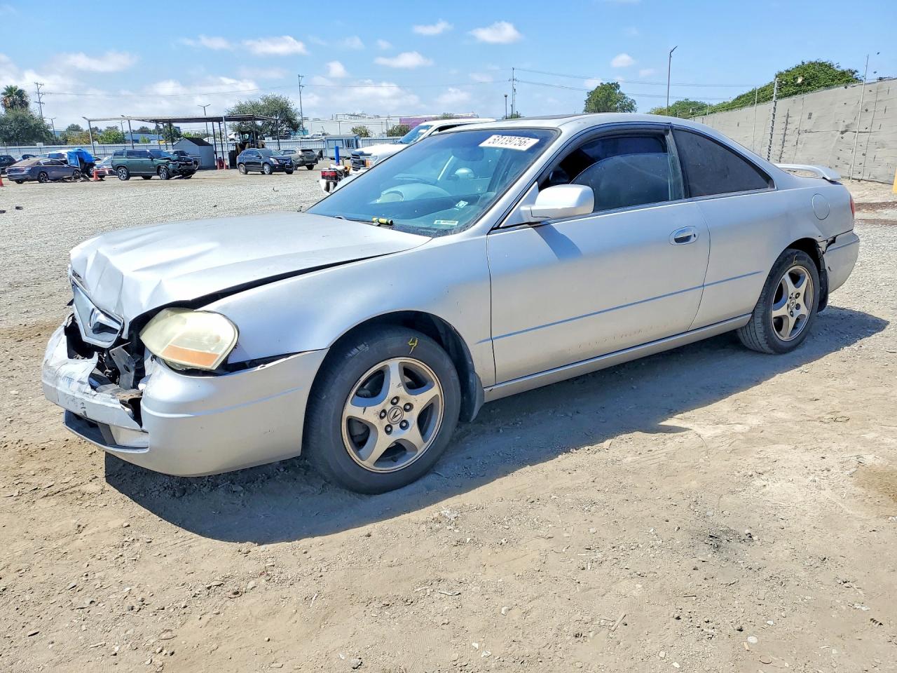2002 Acura 3.2cl Silver vin: 19UYA42492A001525