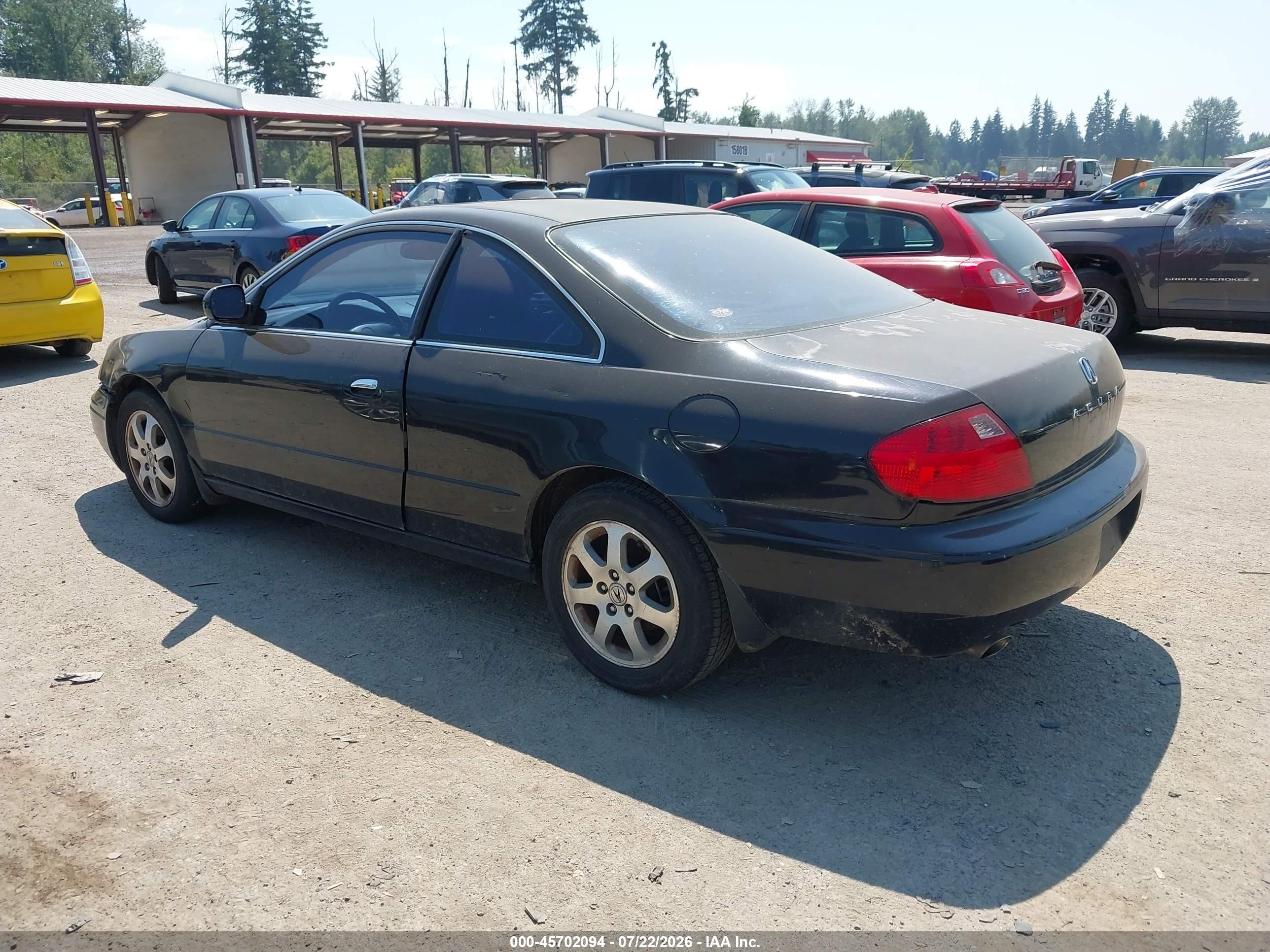 2001 Acura Cl 3.2 Black vin: 19UYA424X1A002987