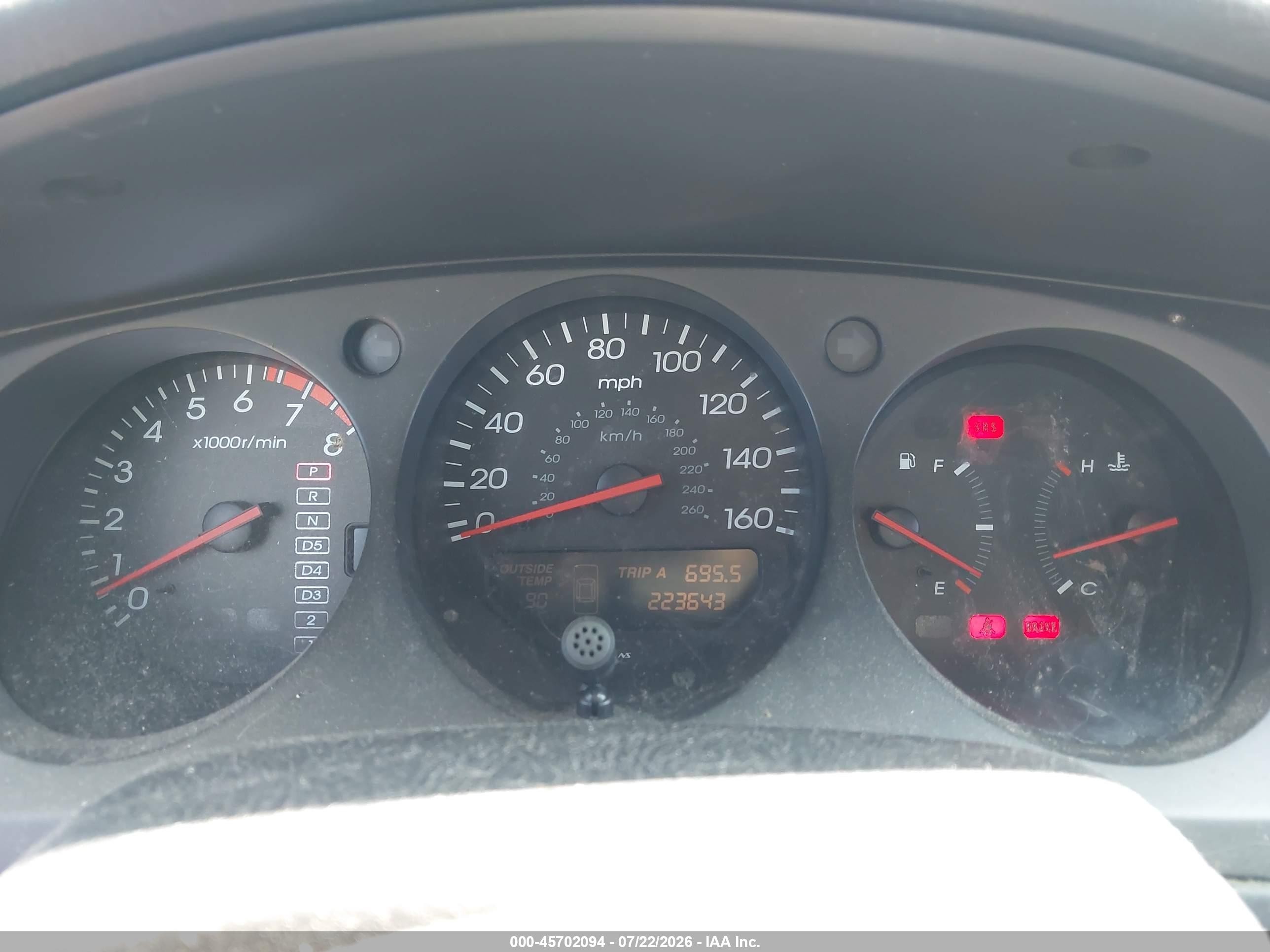 2001 Acura Cl 3.2 Black vin: 19UYA424X1A002987