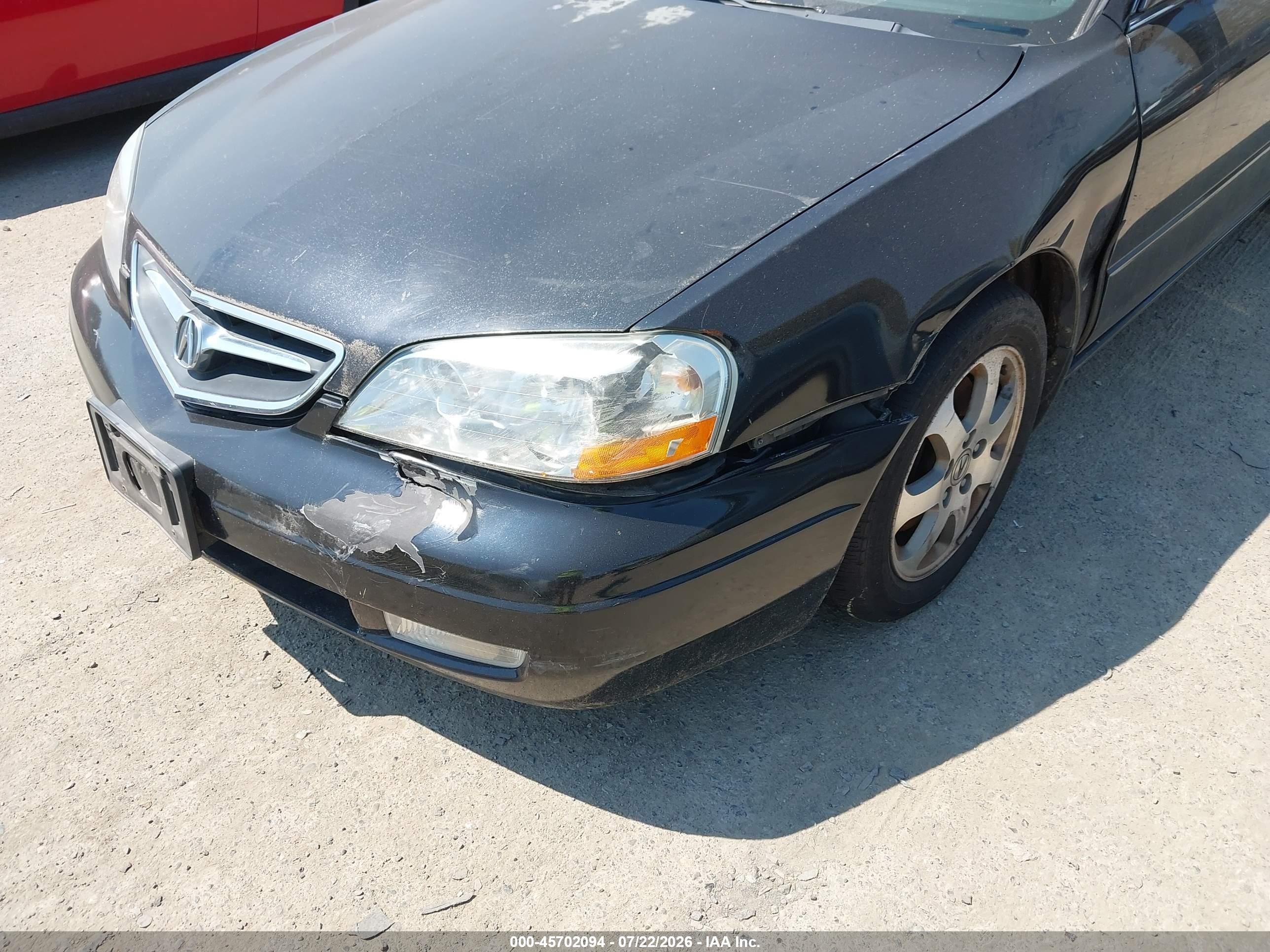 2001 Acura Cl 3.2 Black vin: 19UYA424X1A002987