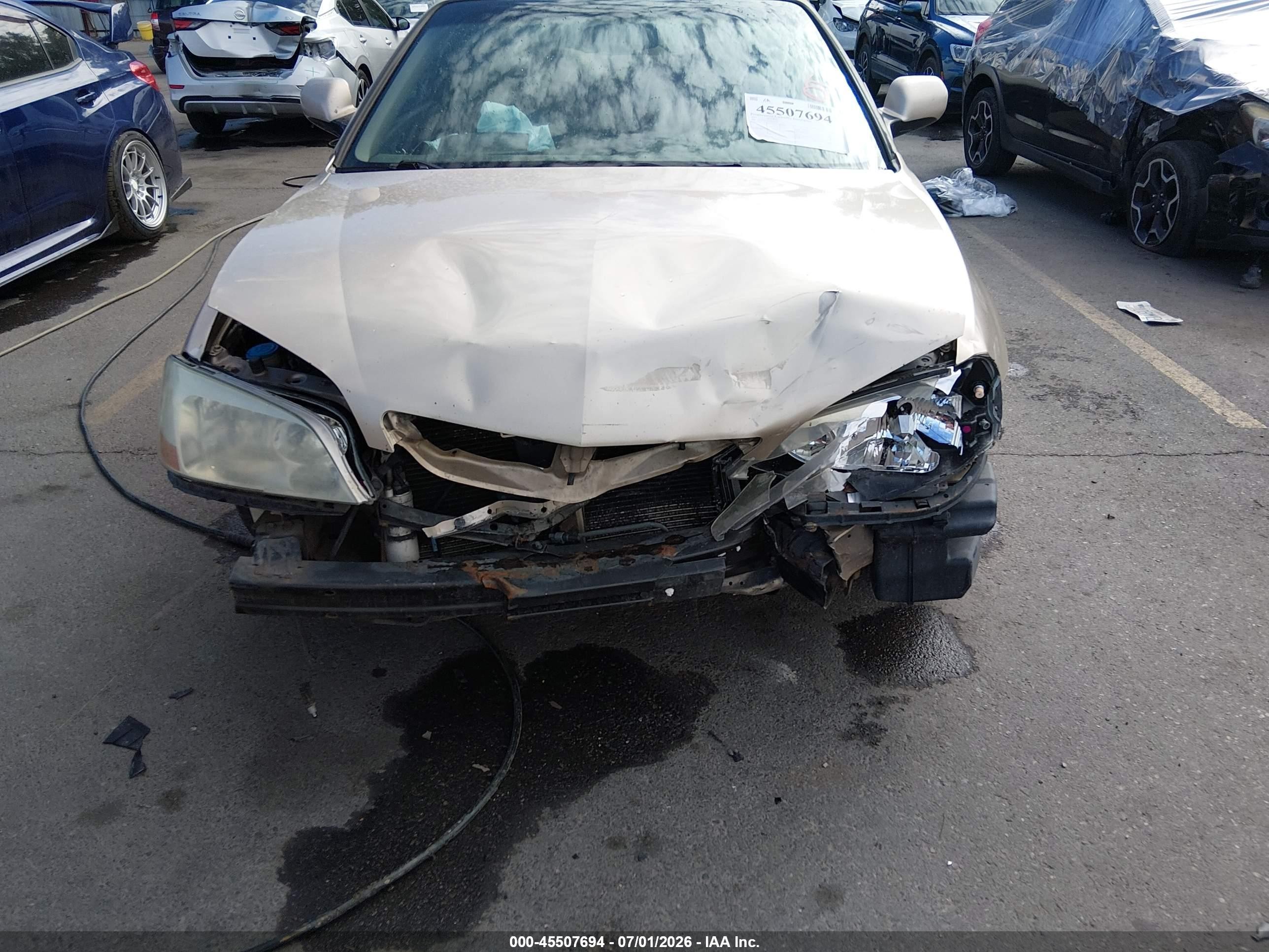 2001 Acura Cl 3.2 Beige vin: 19UYA42561A017074