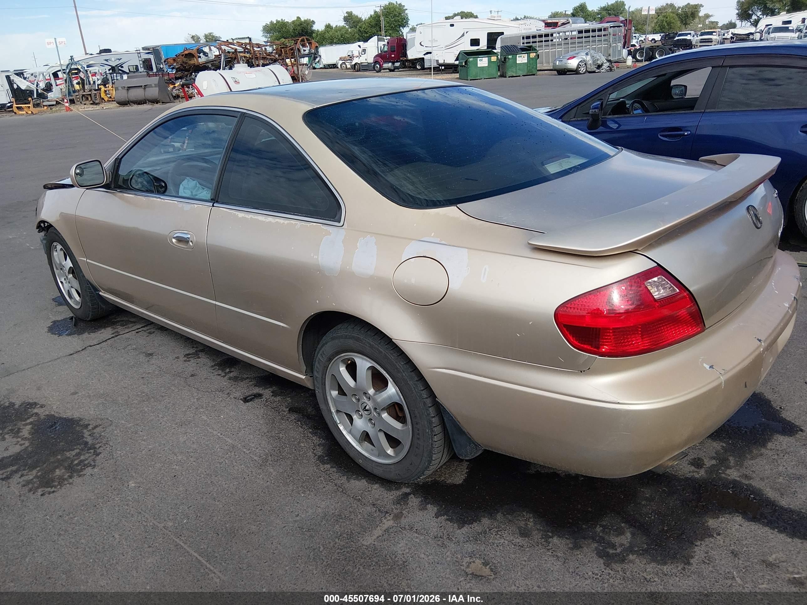 2001 Acura Cl 3.2 Beige vin: 19UYA42561A017074