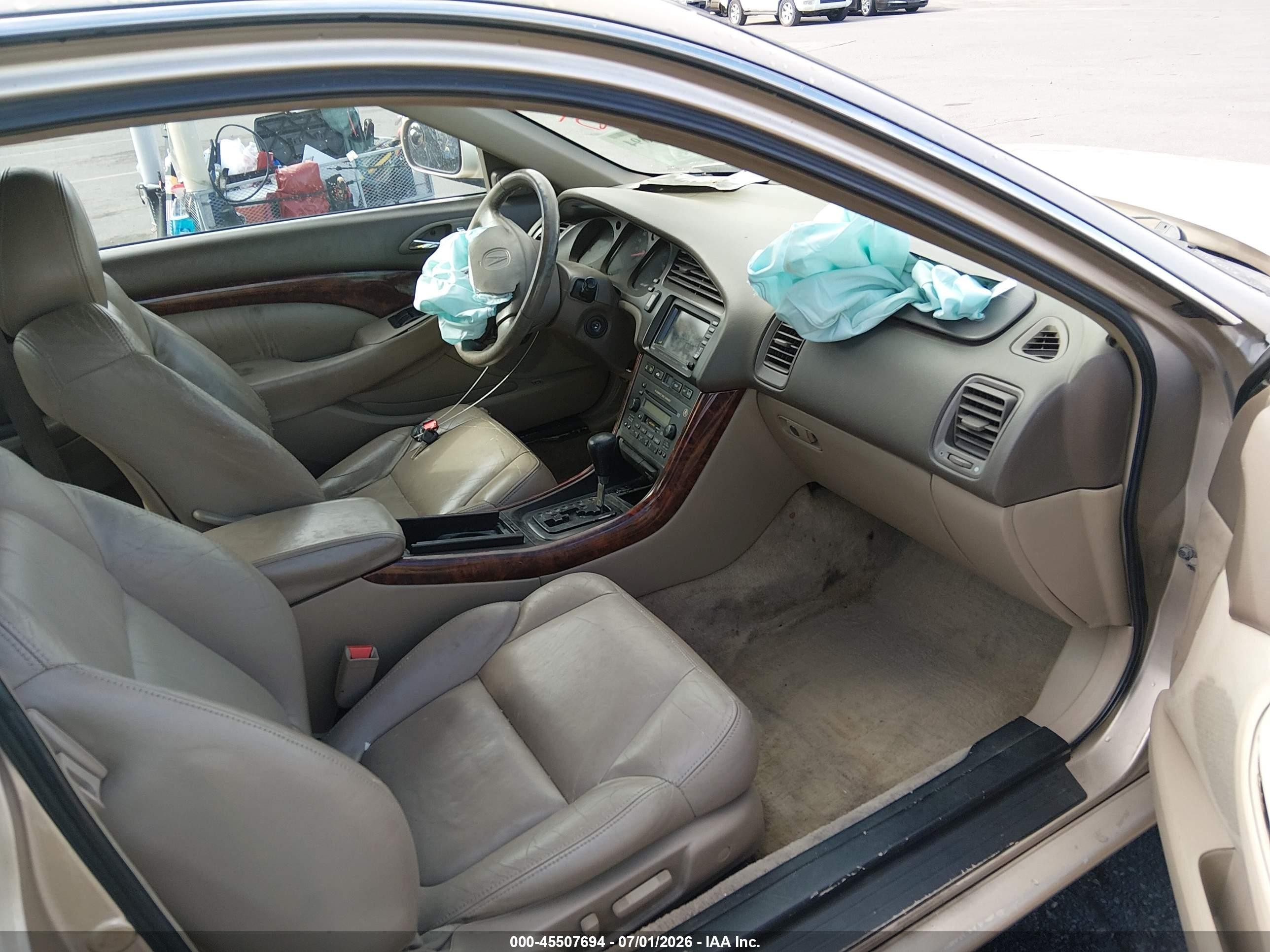 2001 Acura Cl 3.2 Beige vin: 19UYA42561A017074