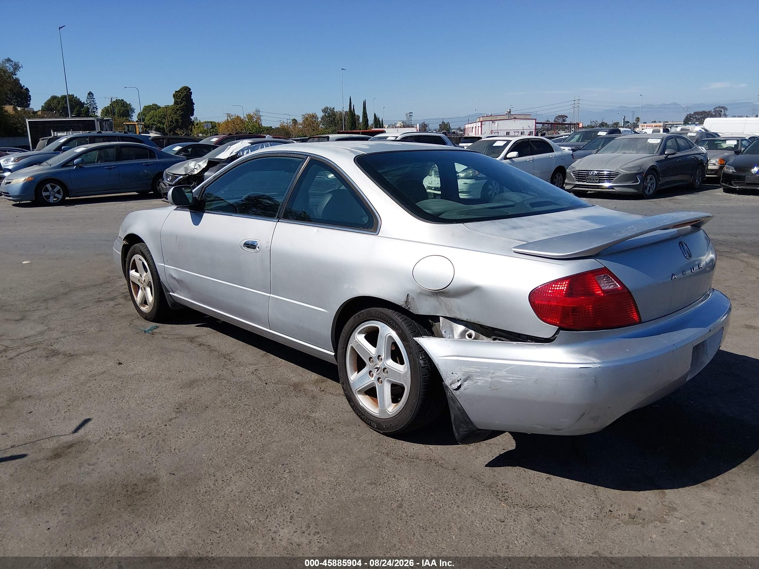 2001 Acura Cl 3.2 Type S Silver vin: 19UYA42631A028087