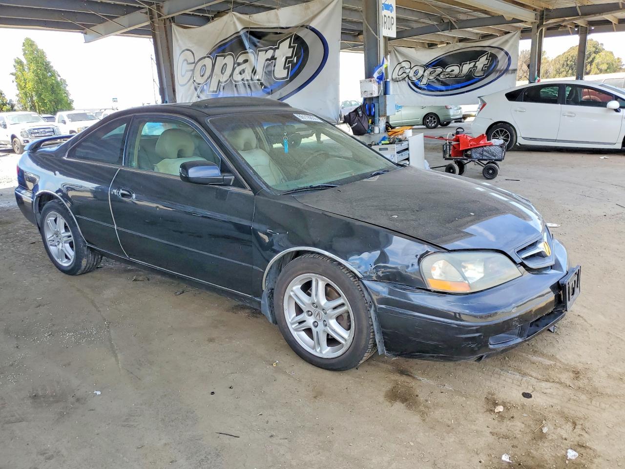 2003 Acura 3.2cl Черный vin: 19UYA42653A015439