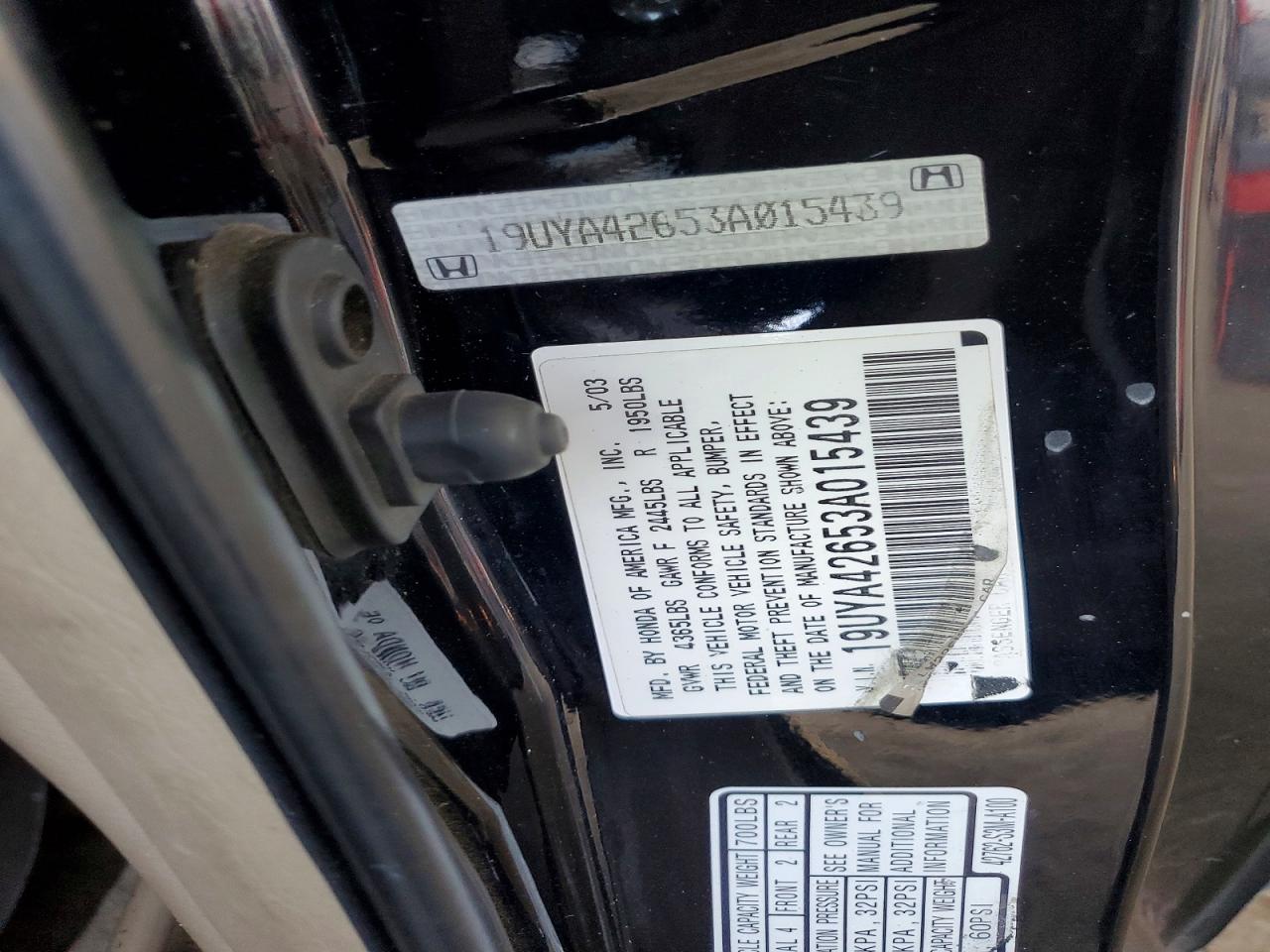 2003 Acura 3.2cl Черный vin: 19UYA42653A015439