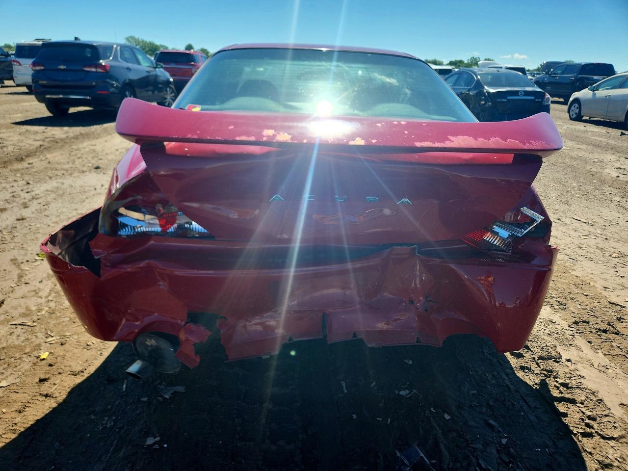 2001 Acura 3.2cl Type-s Red vin: 19UYA42681A035634