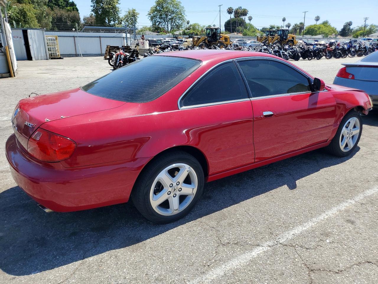 2001 Acura 3.2cl Type-s Red vin: 19UYA426X1A033822