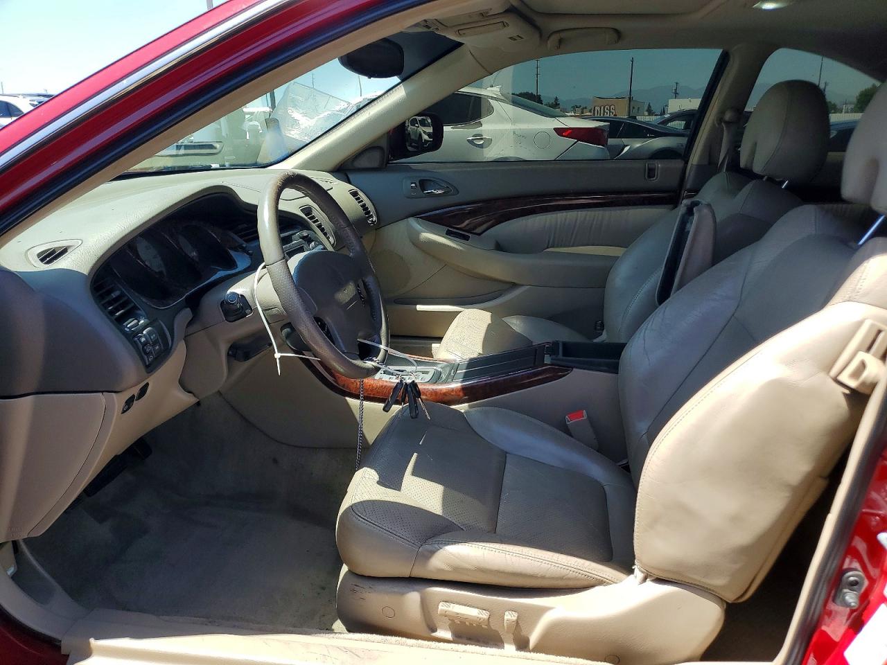 2001 Acura 3.2cl Type-s Red vin: 19UYA426X1A033822