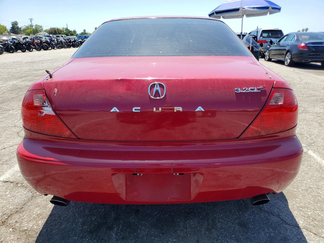 2001 Acura 3.2cl Type-s Red vin: 19UYA426X1A033822
