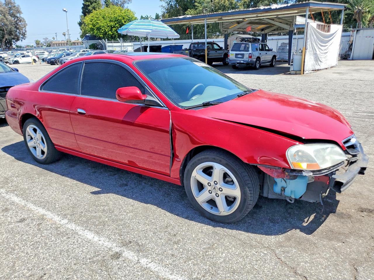 2001 Acura 3.2cl Type-s Red vin: 19UYA426X1A033822