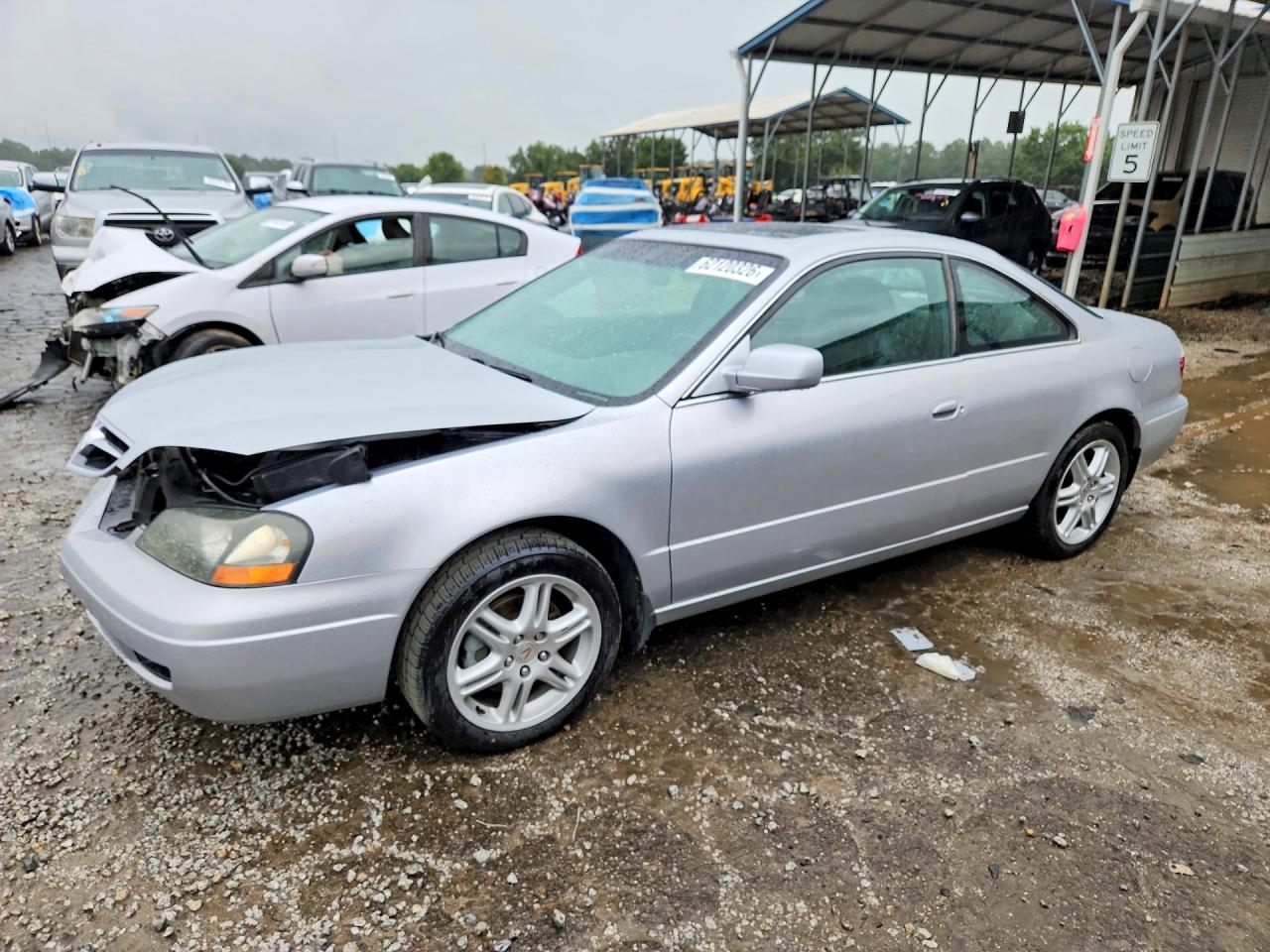 2003 Acura 3.2cl Type-s Silver vin: 19UYA426X3A007689