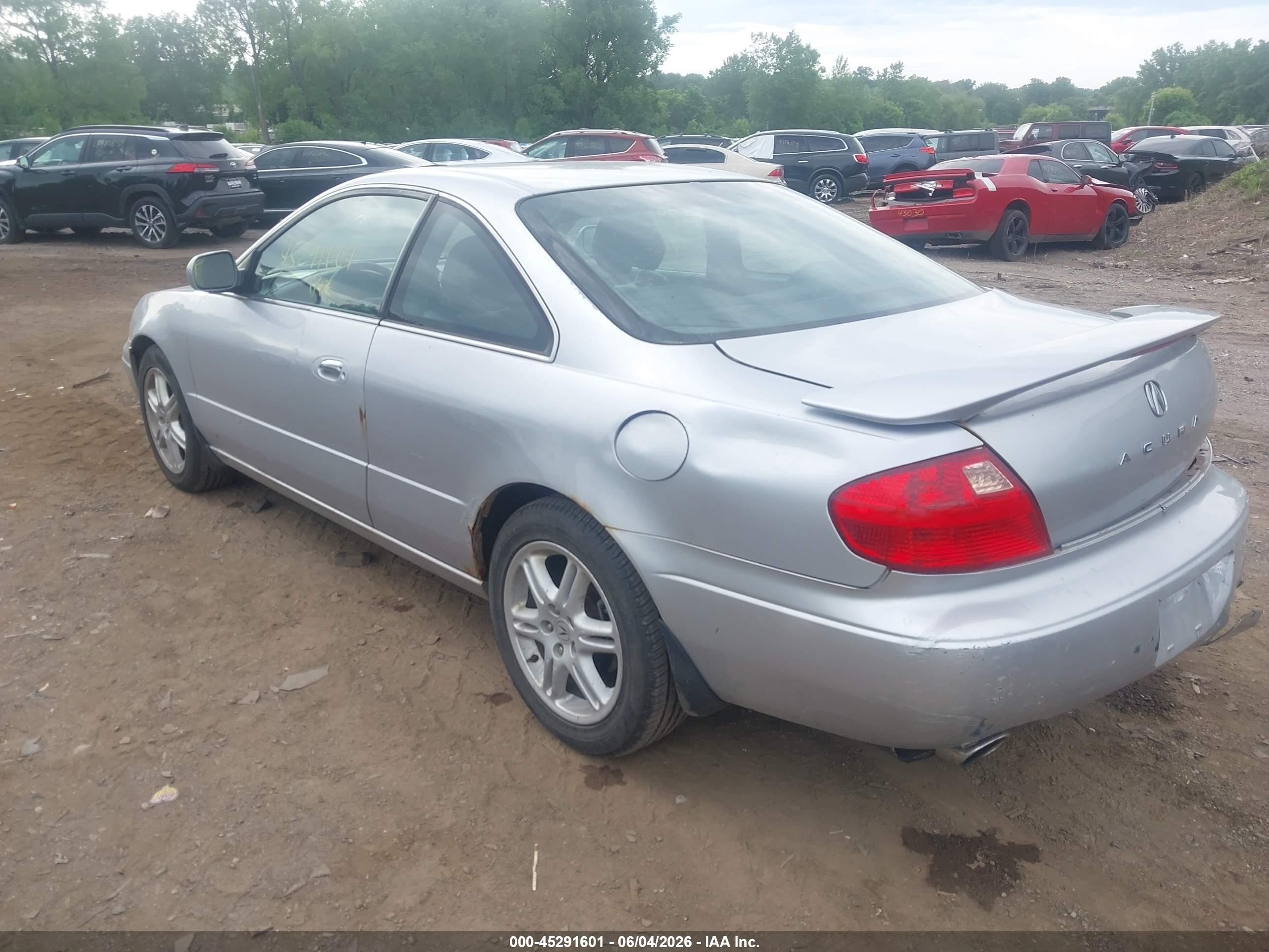 2001 Acura Cl 3.2 Type S Silver vin: 19UYA42711A033023