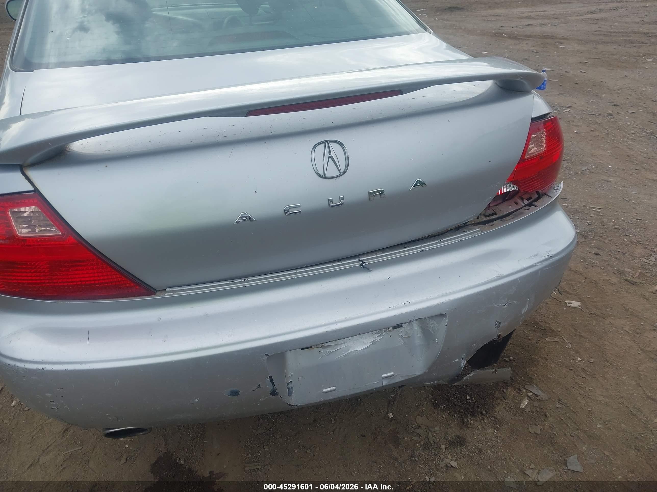 2001 Acura Cl 3.2 Type S Silver vin: 19UYA42711A033023