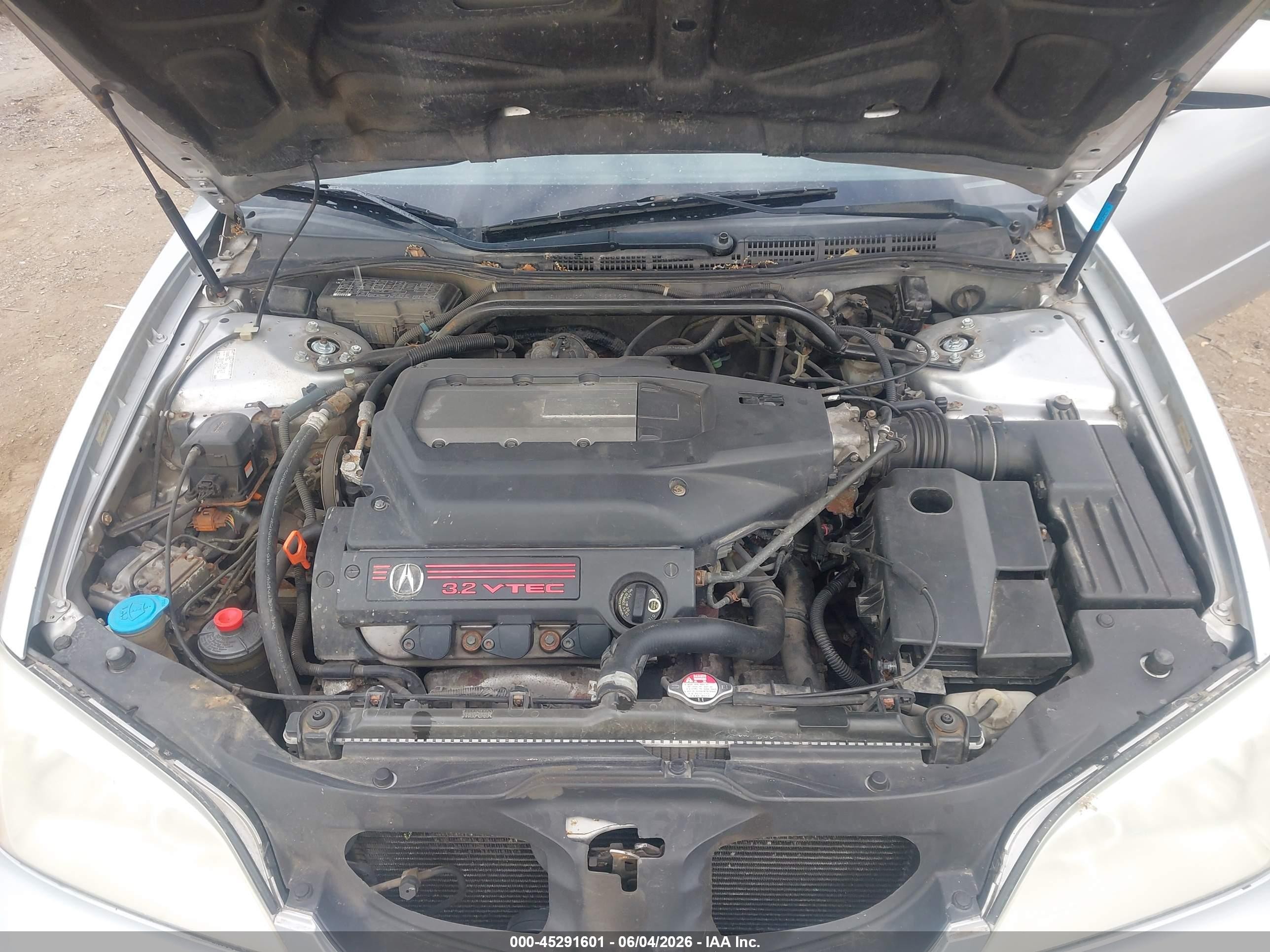 2001 Acura Cl 3.2 Type S Silver vin: 19UYA42711A033023