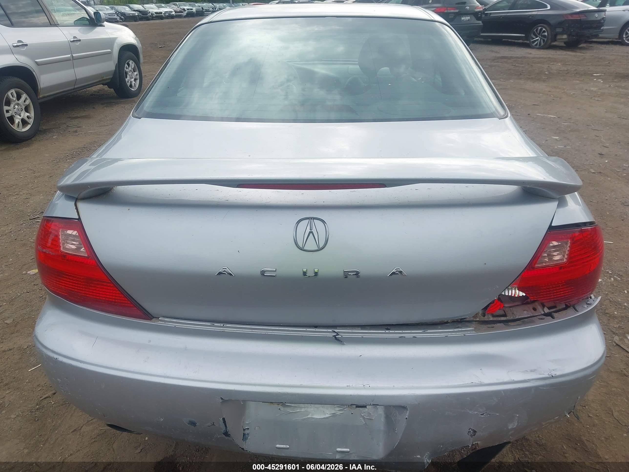 2001 Acura Cl 3.2 Type S Silver vin: 19UYA42711A033023