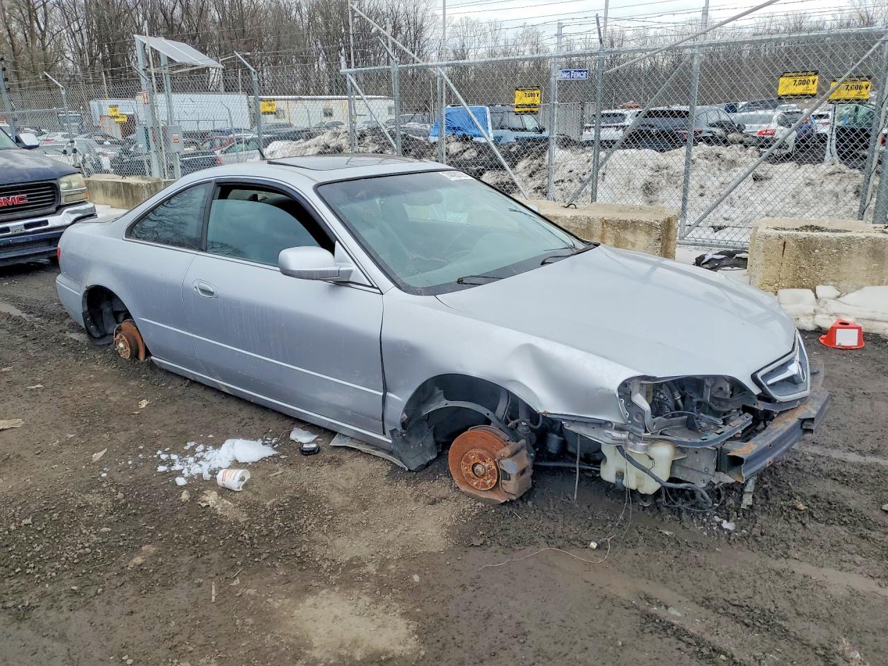 2003 Acura 3.2cl Type-s Серебряный vin: 19UYA42723A015374
