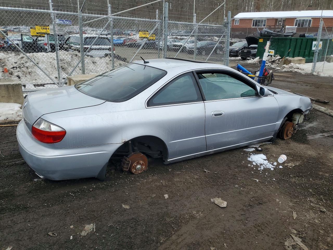 2003 Acura 3.2cl Type-s Серебряный vin: 19UYA42723A015374