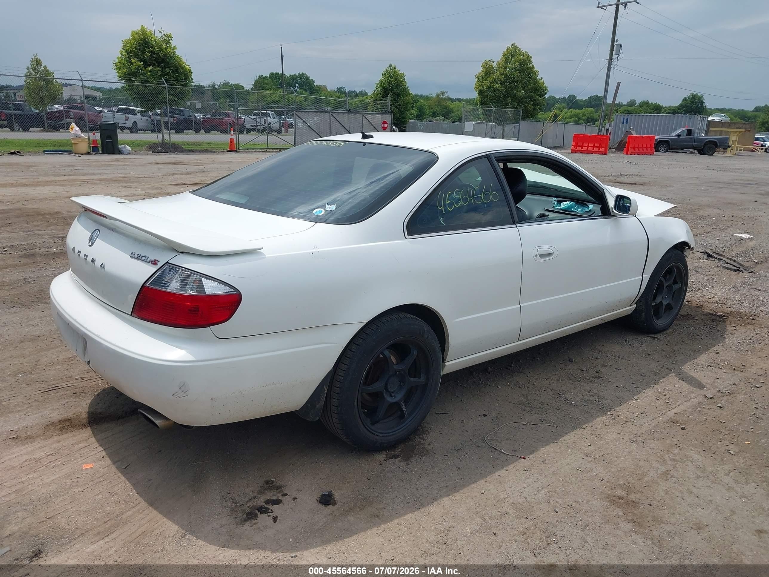 2003 Acura Cl 3.2 Type S White vin: 19UYA42753A011223