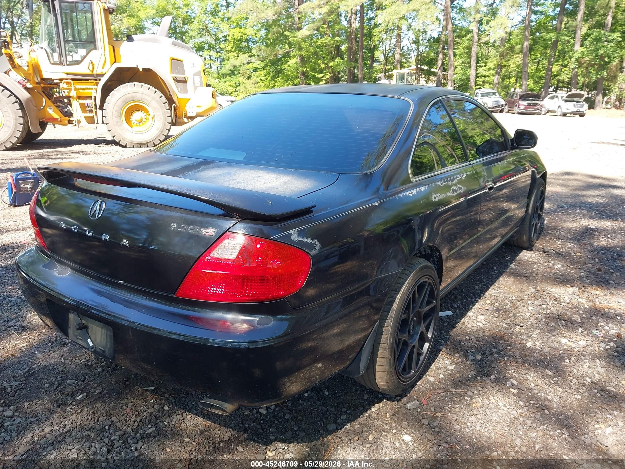 2001 Acura Cl 3.2 Type S Black vin: 19UYA42761A038234