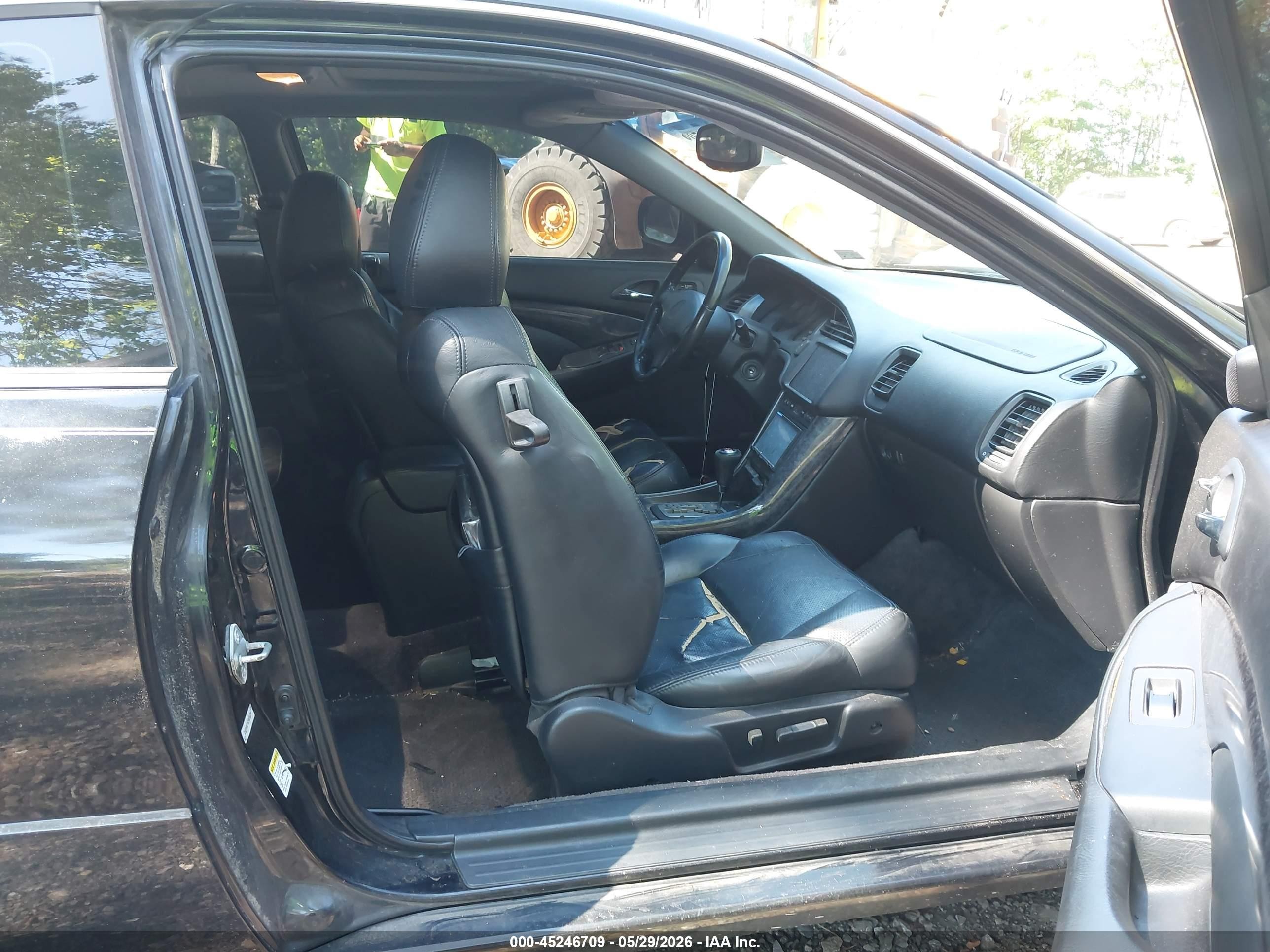 2001 Acura Cl 3.2 Type S Black vin: 19UYA42761A038234