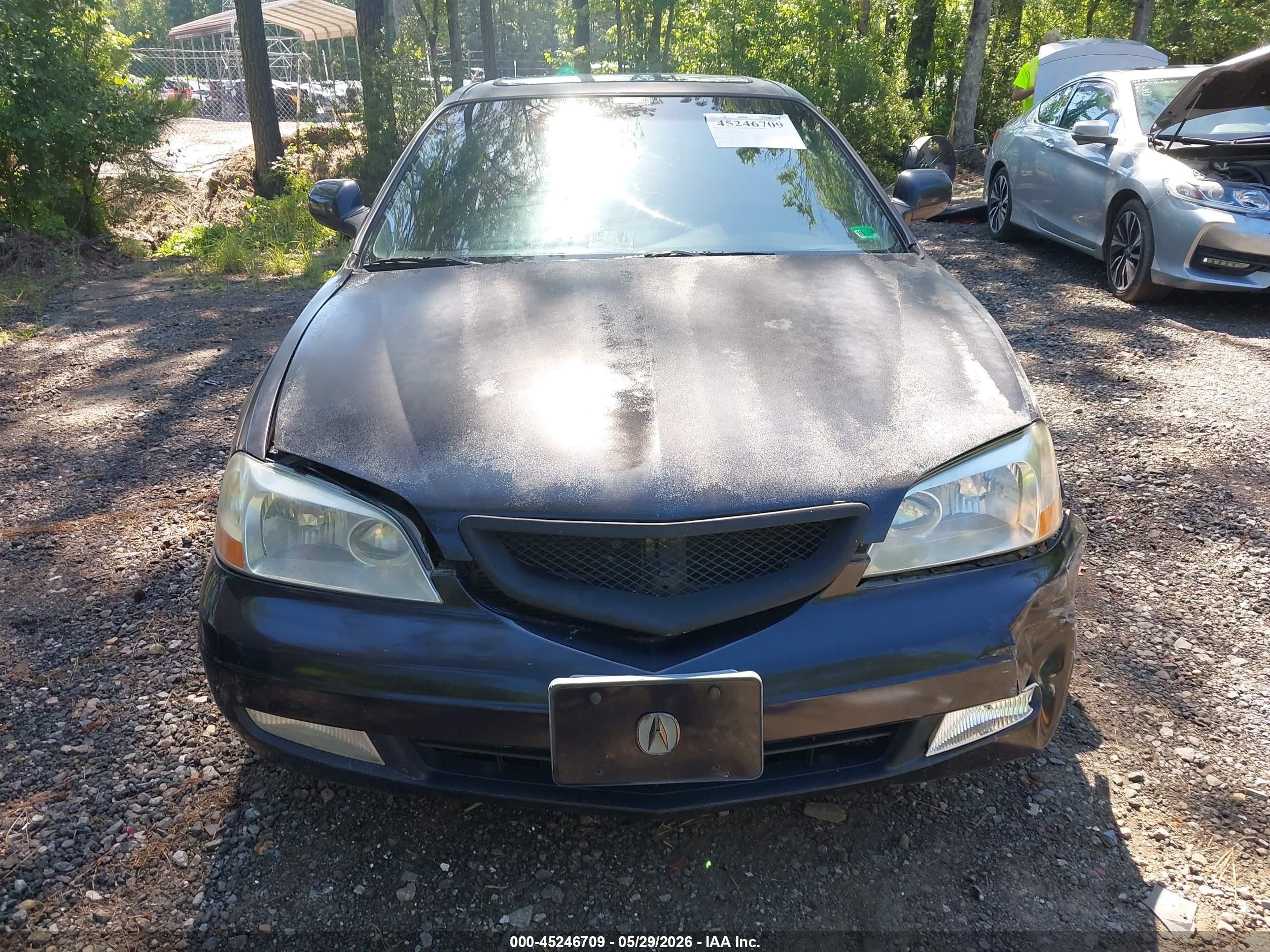 2001 Acura Cl 3.2 Type S Black vin: 19UYA42761A038234