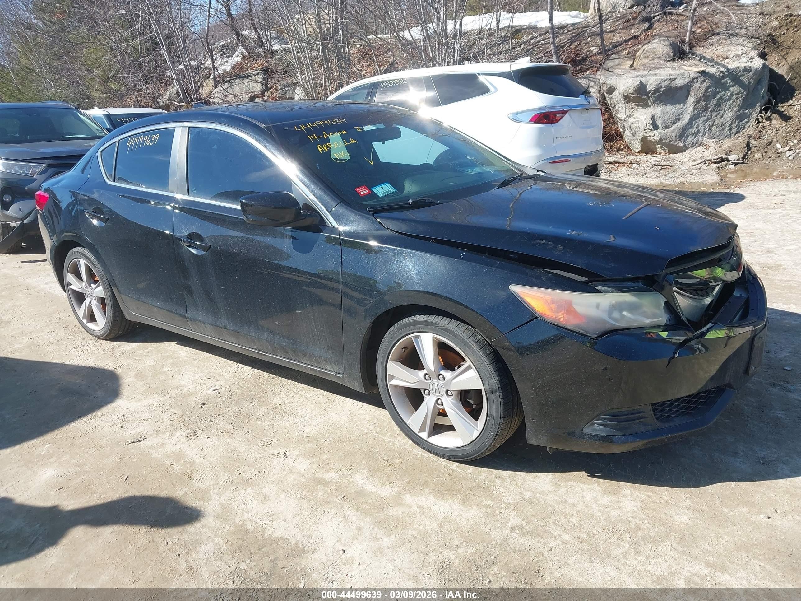 2014 Acura Ilx 2.0l Black vin: 19VDE1F30EE012487