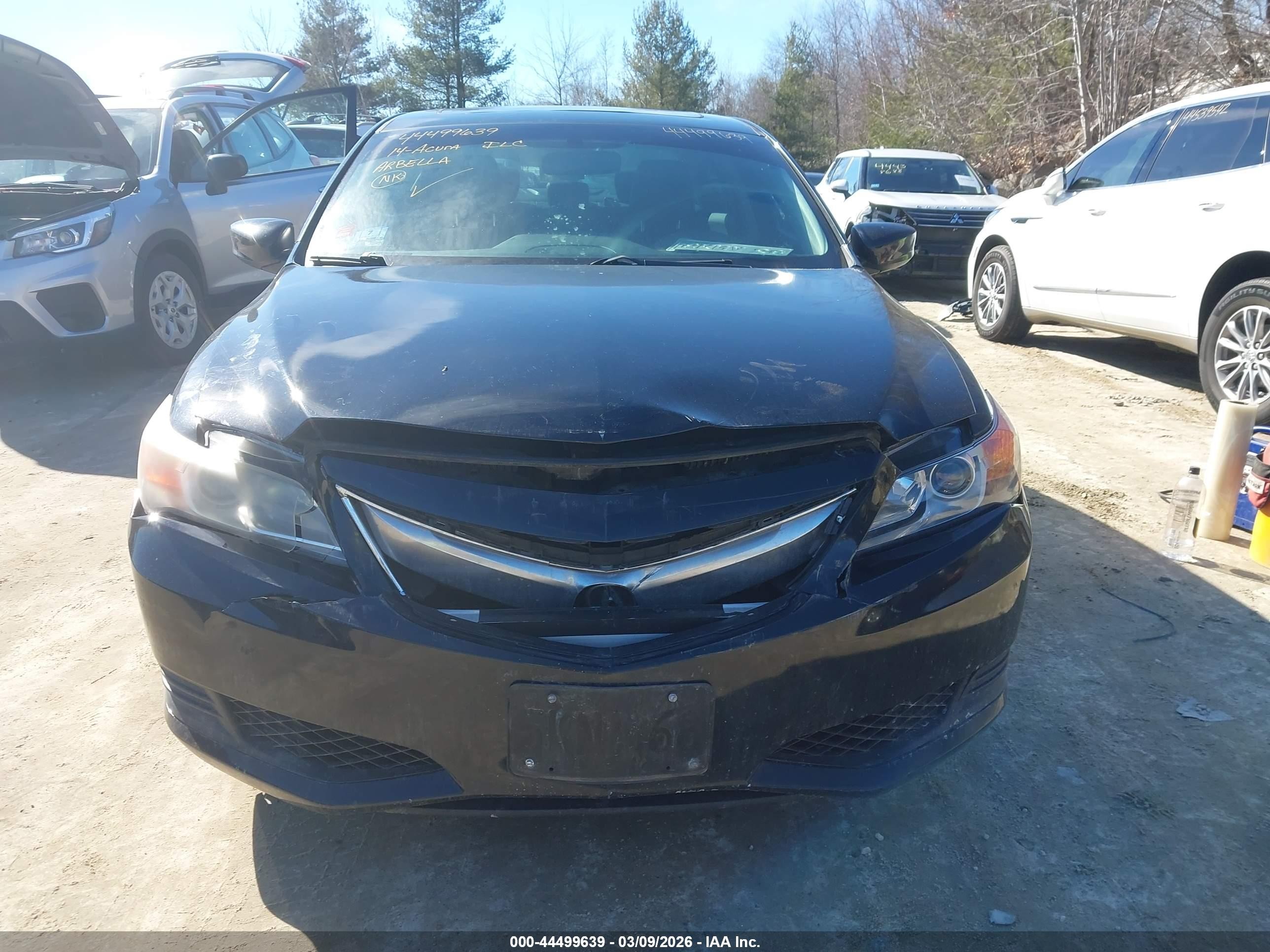 2014 Acura Ilx 2.0l Black vin: 19VDE1F30EE012487