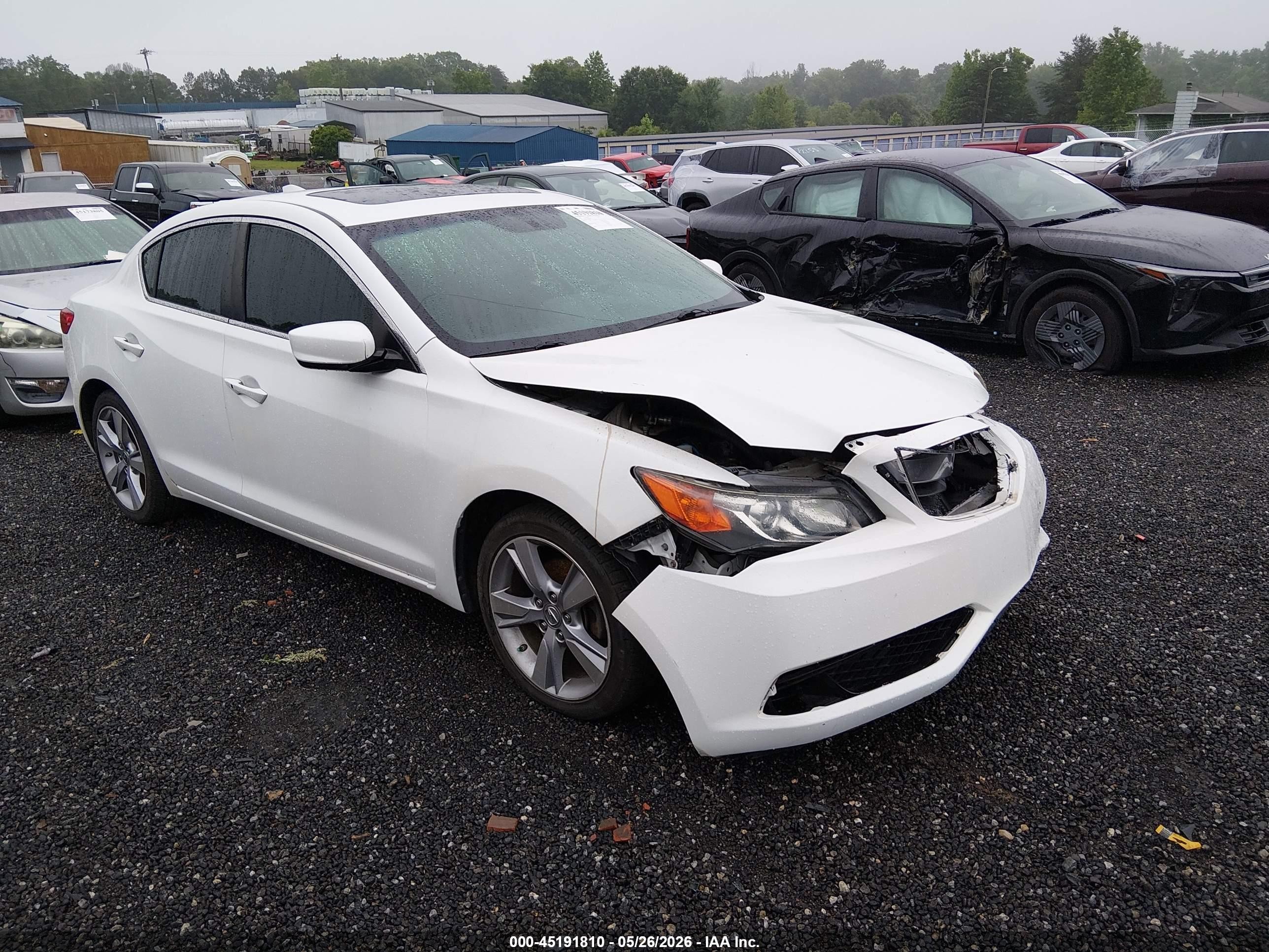 2014 Acura Ilx 2.0l White vin: 19VDE1F32EE001684