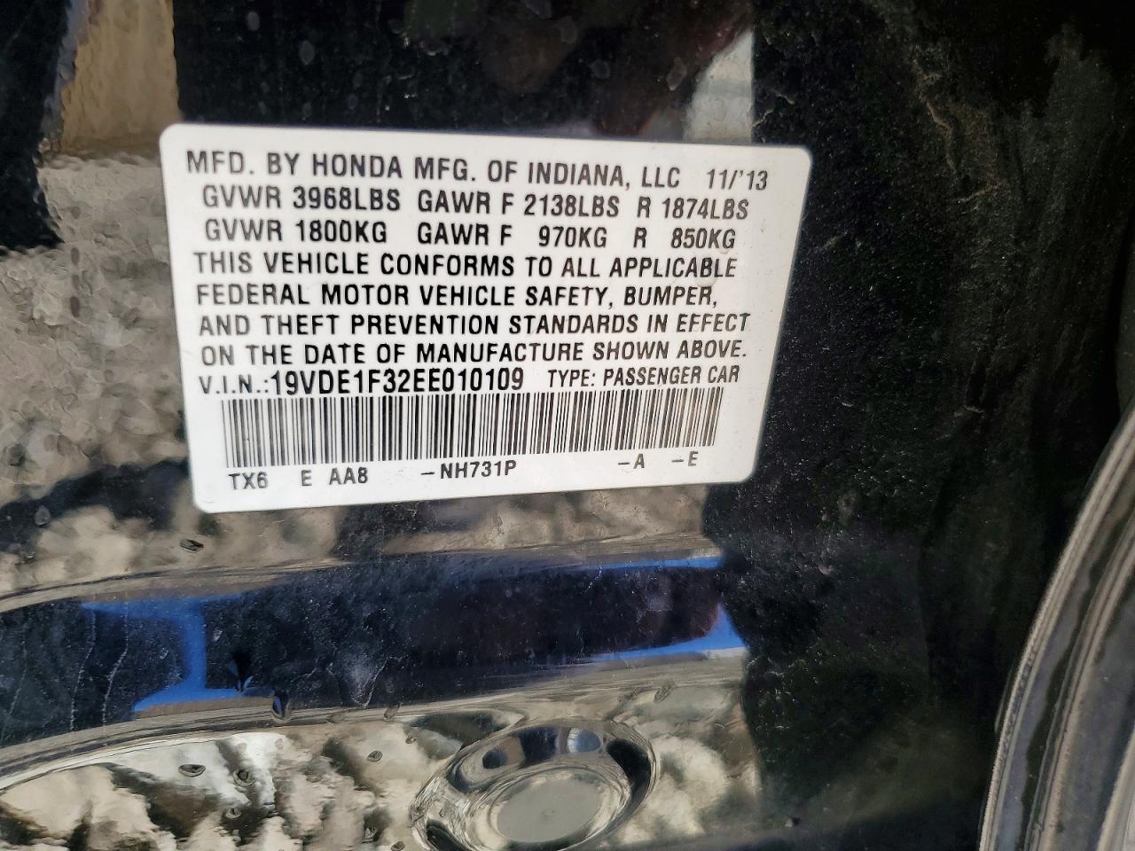 2014 Acura Ilx 20 Черный vin: 19VDE1F32EE010109