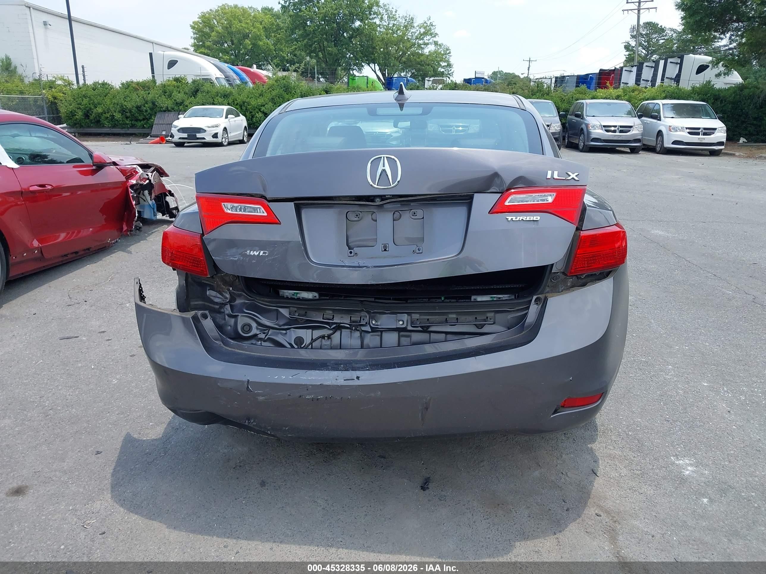 2015 Acura Ilx 2.0l Gray vin: 19VDE1F32FE001119