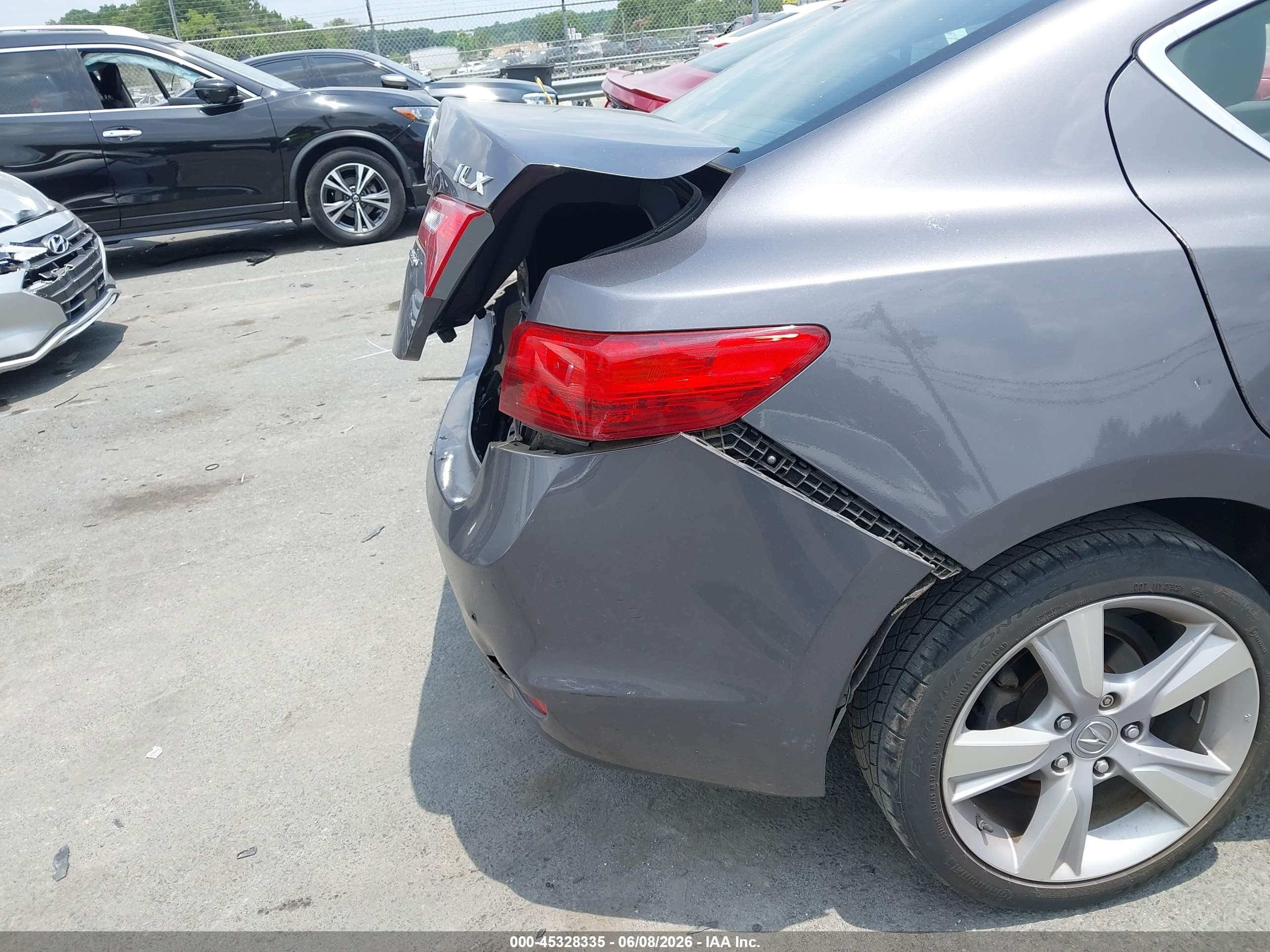 2015 Acura Ilx 2.0l Gray vin: 19VDE1F32FE001119