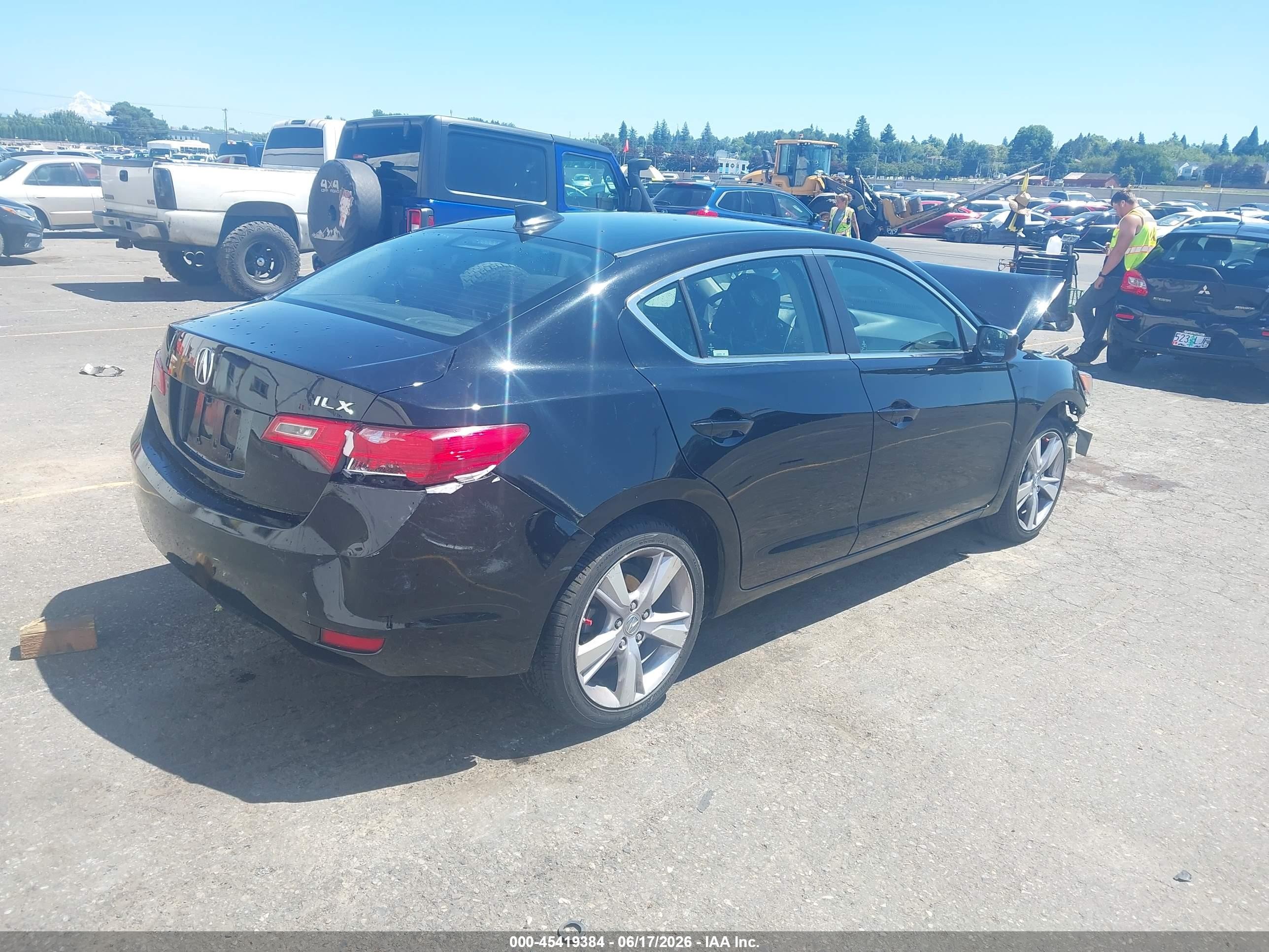 2015 Acura Ilx 2.0l Black vin: 19VDE1F32FE008717