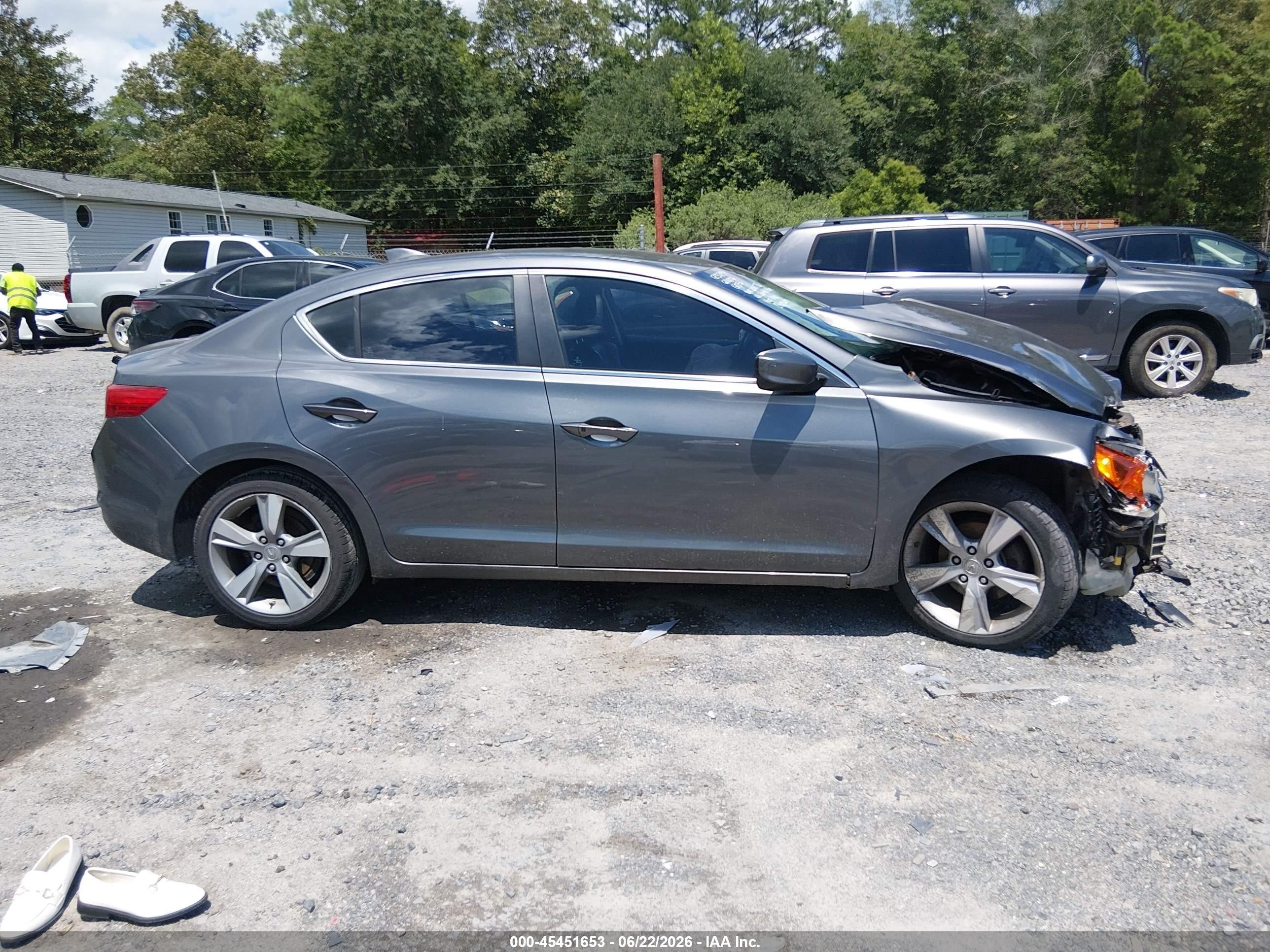 2014 Acura Ilx 2.0l Gray vin: 19VDE1F34EE008278