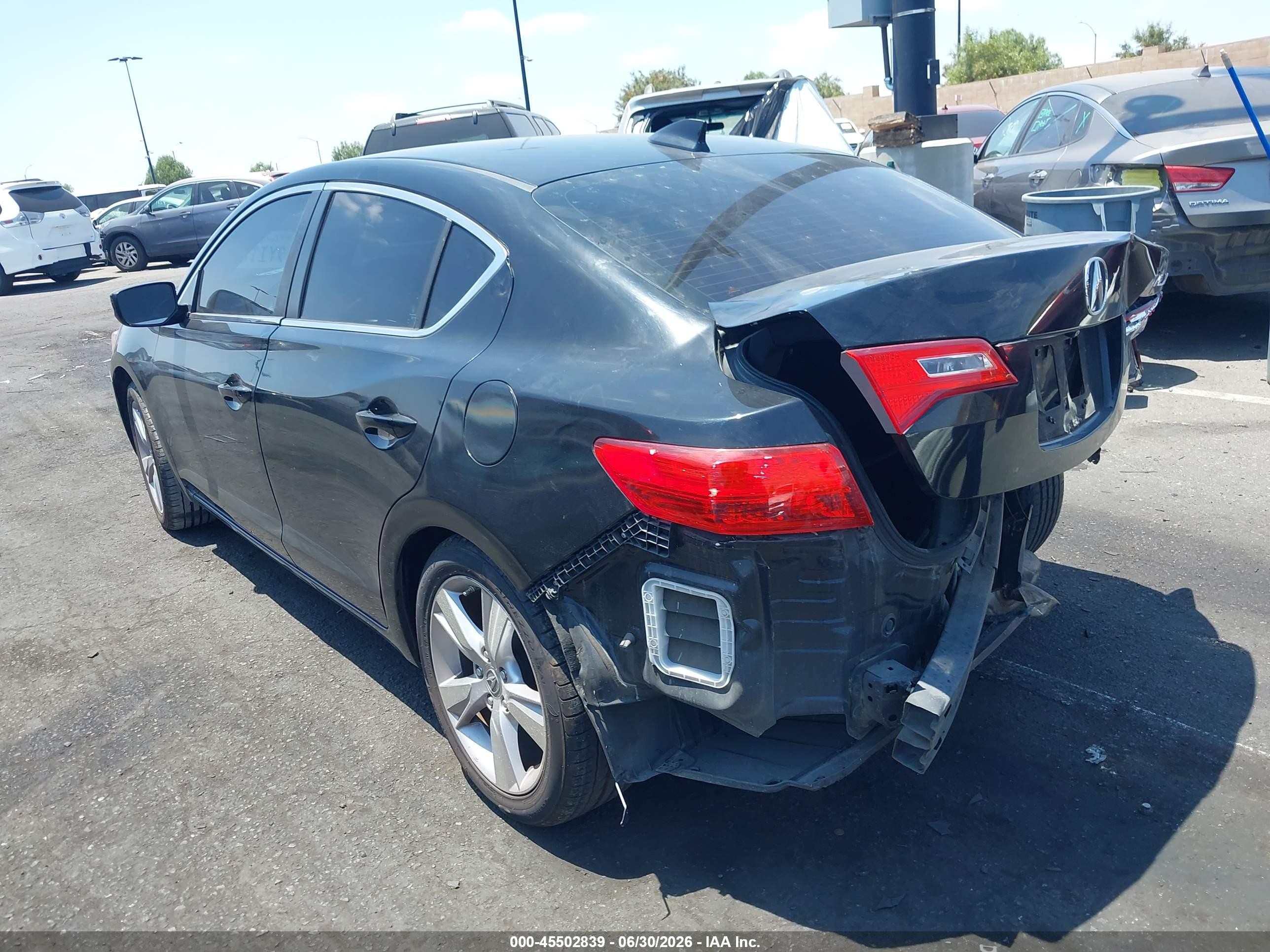 2014 Acura Ilx 2.0l Black vin: 19VDE1F34EE008720