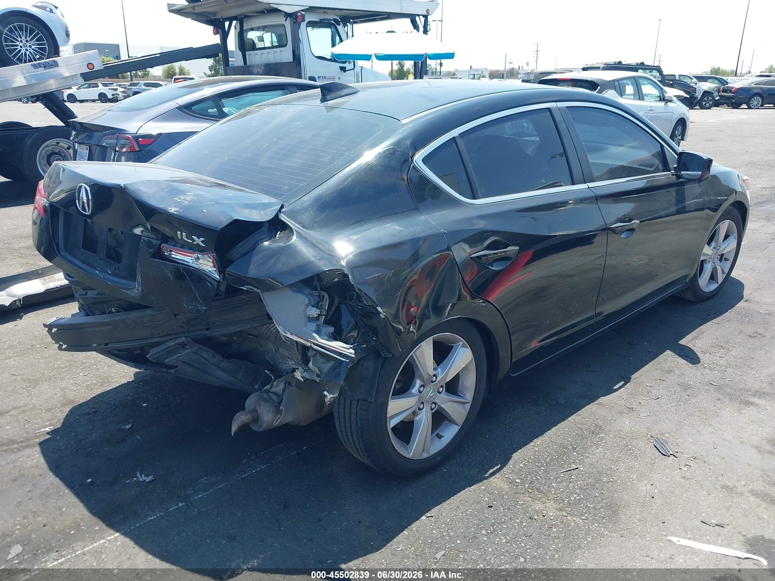 2014 Acura Ilx 2.0l Black vin: 19VDE1F34EE008720