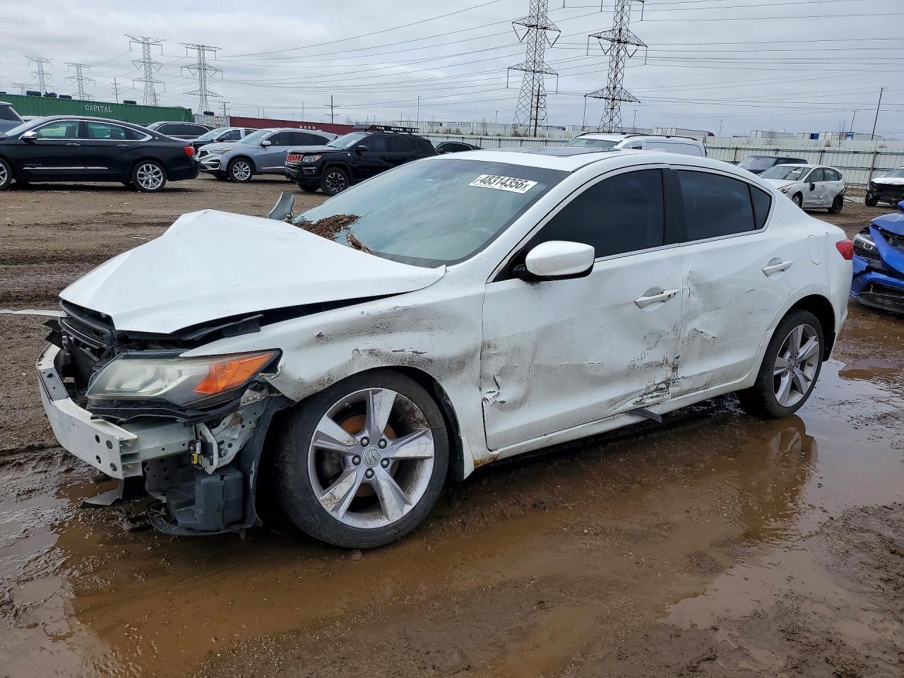 2015 Acura Ilx 20 White vin: 19VDE1F34FE000571