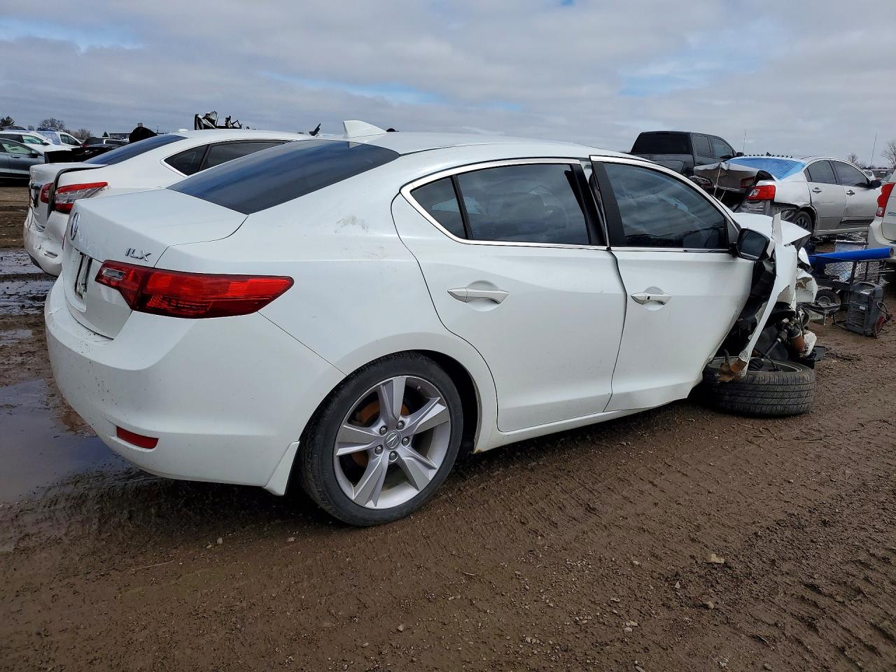 2015 Acura Ilx 20 White vin: 19VDE1F34FE000571