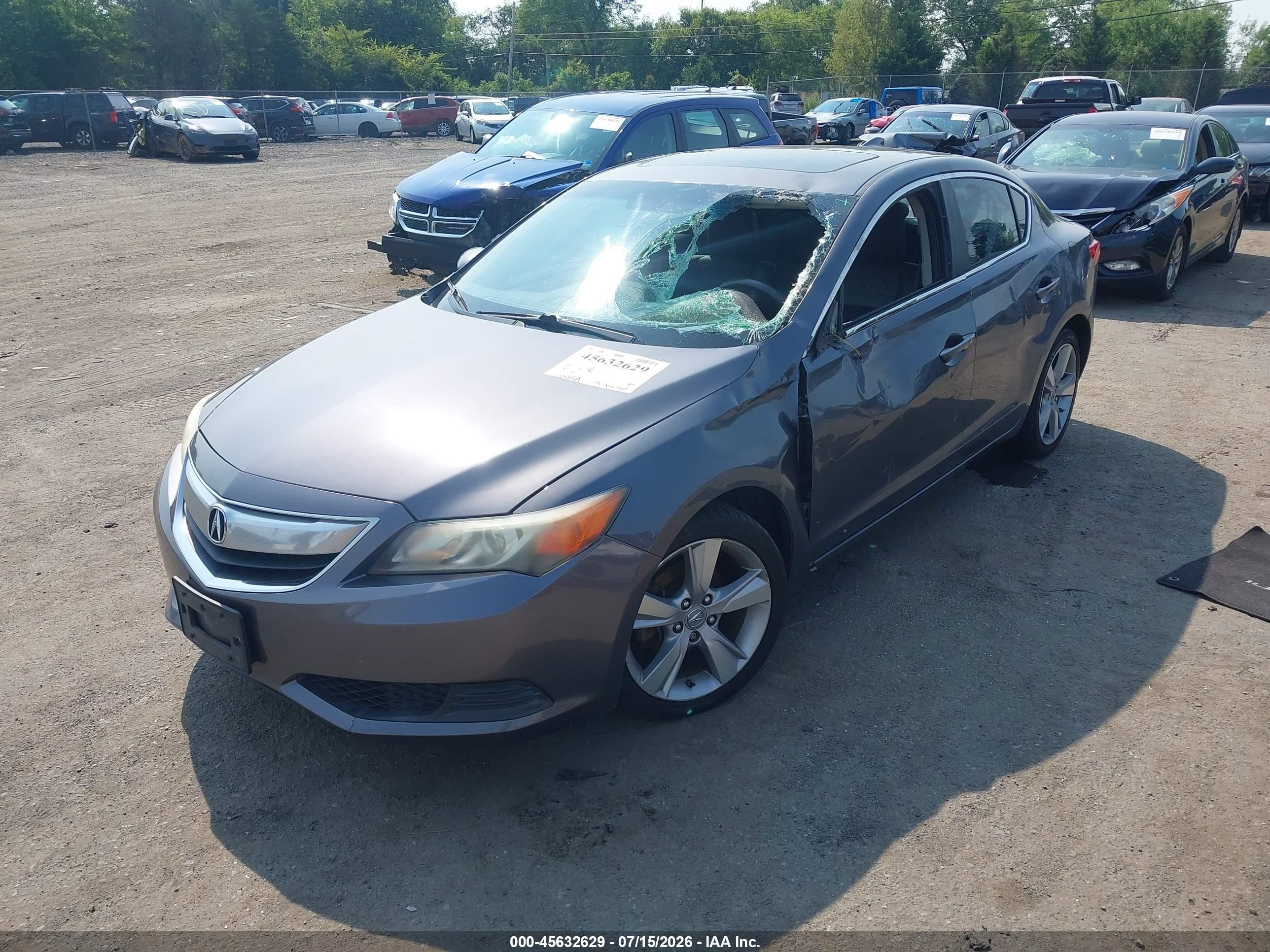 2015 Acura Ilx 2.0l Silver vin: 19VDE1F34FE002367