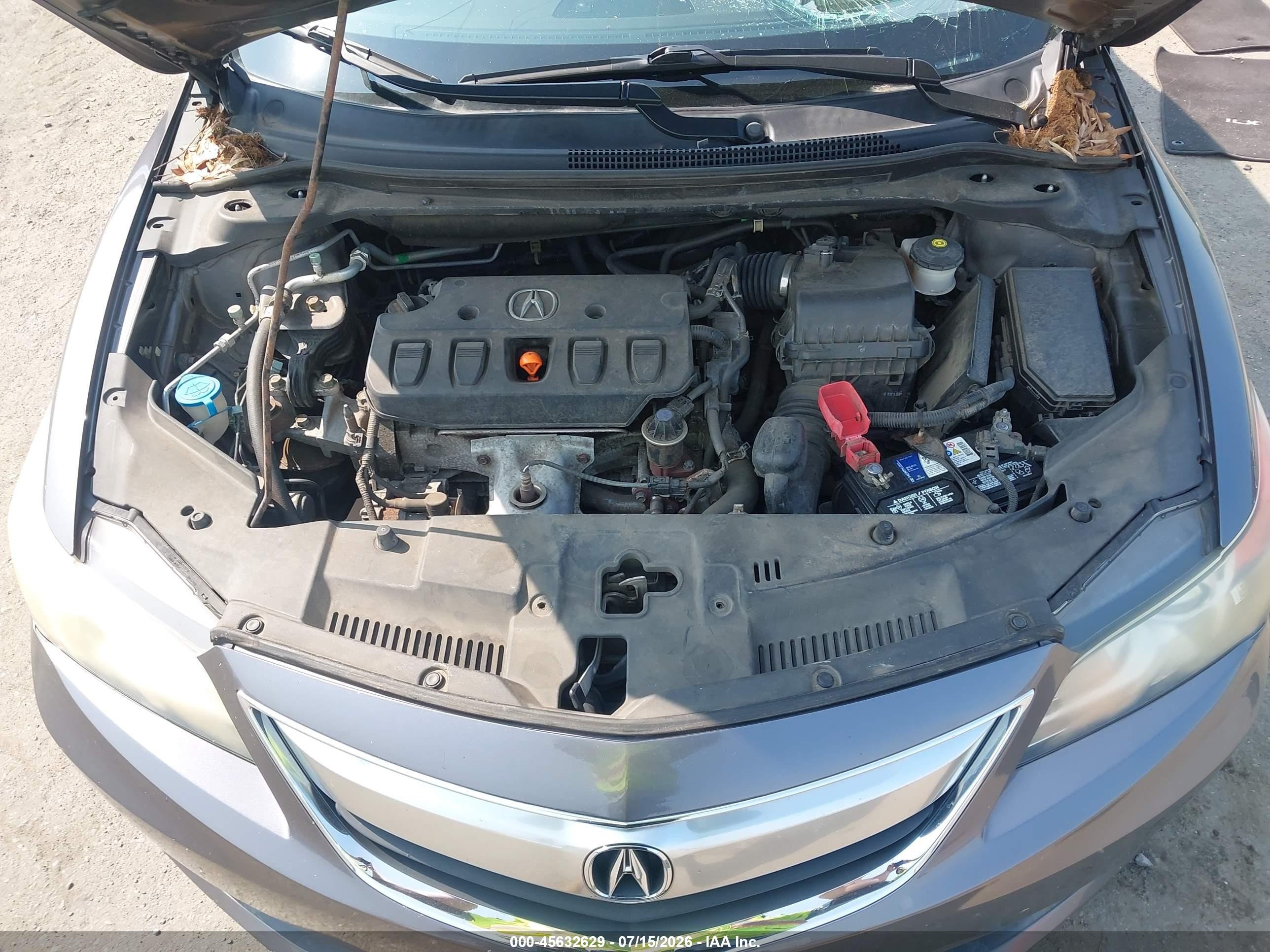 2015 Acura Ilx 2.0l Silver vin: 19VDE1F34FE002367