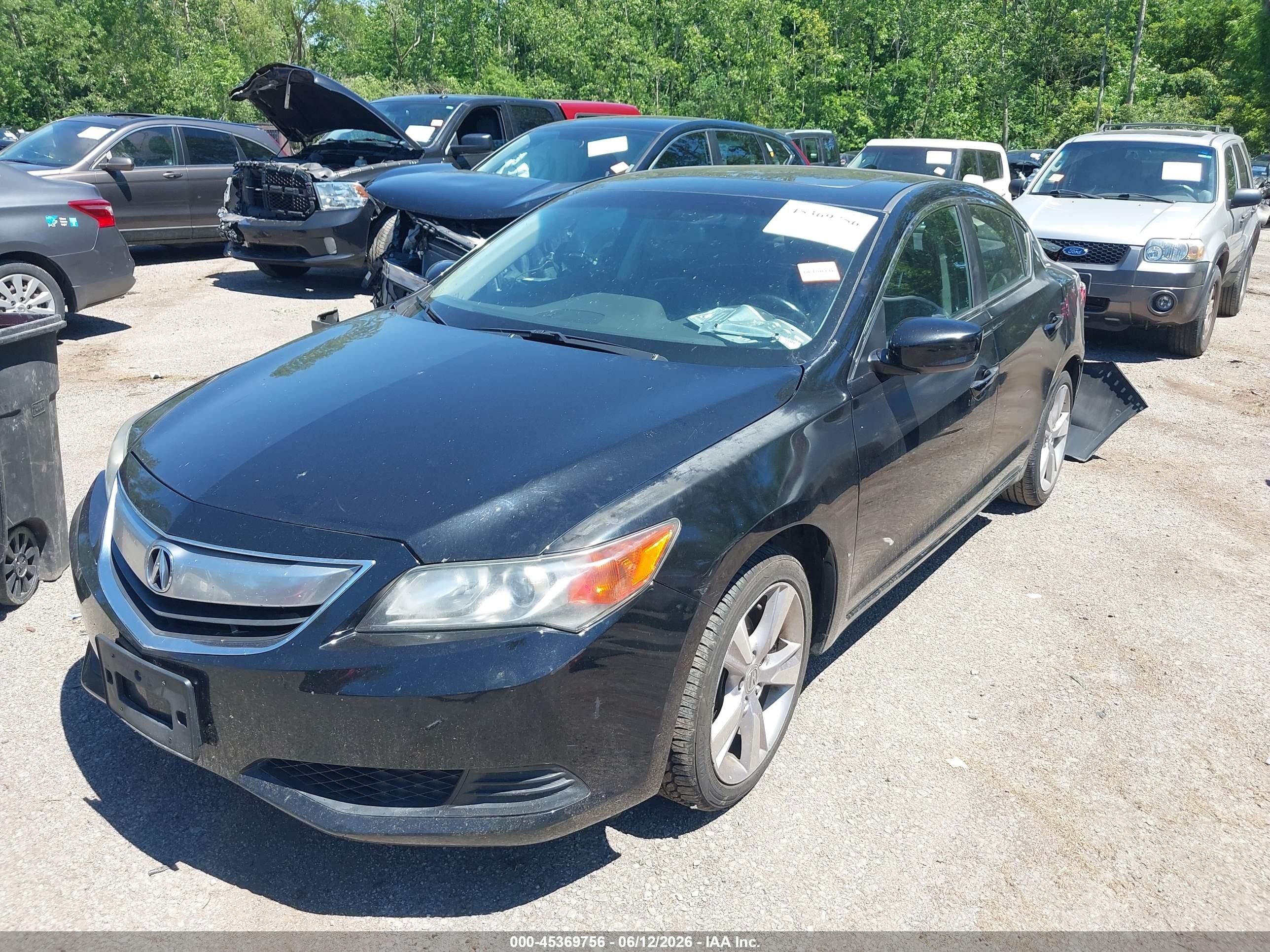 2015 Acura Ilx 2.0l Black vin: 19VDE1F35FE003575